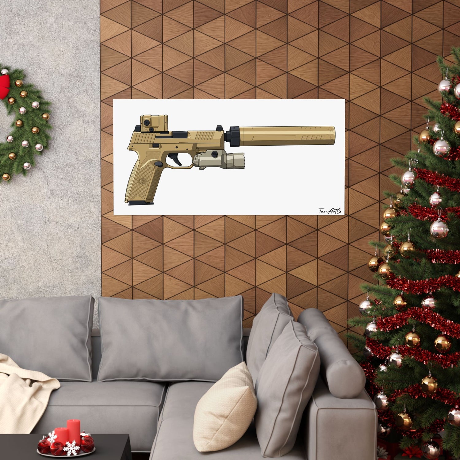 FN 509 Tac - Matte Poster