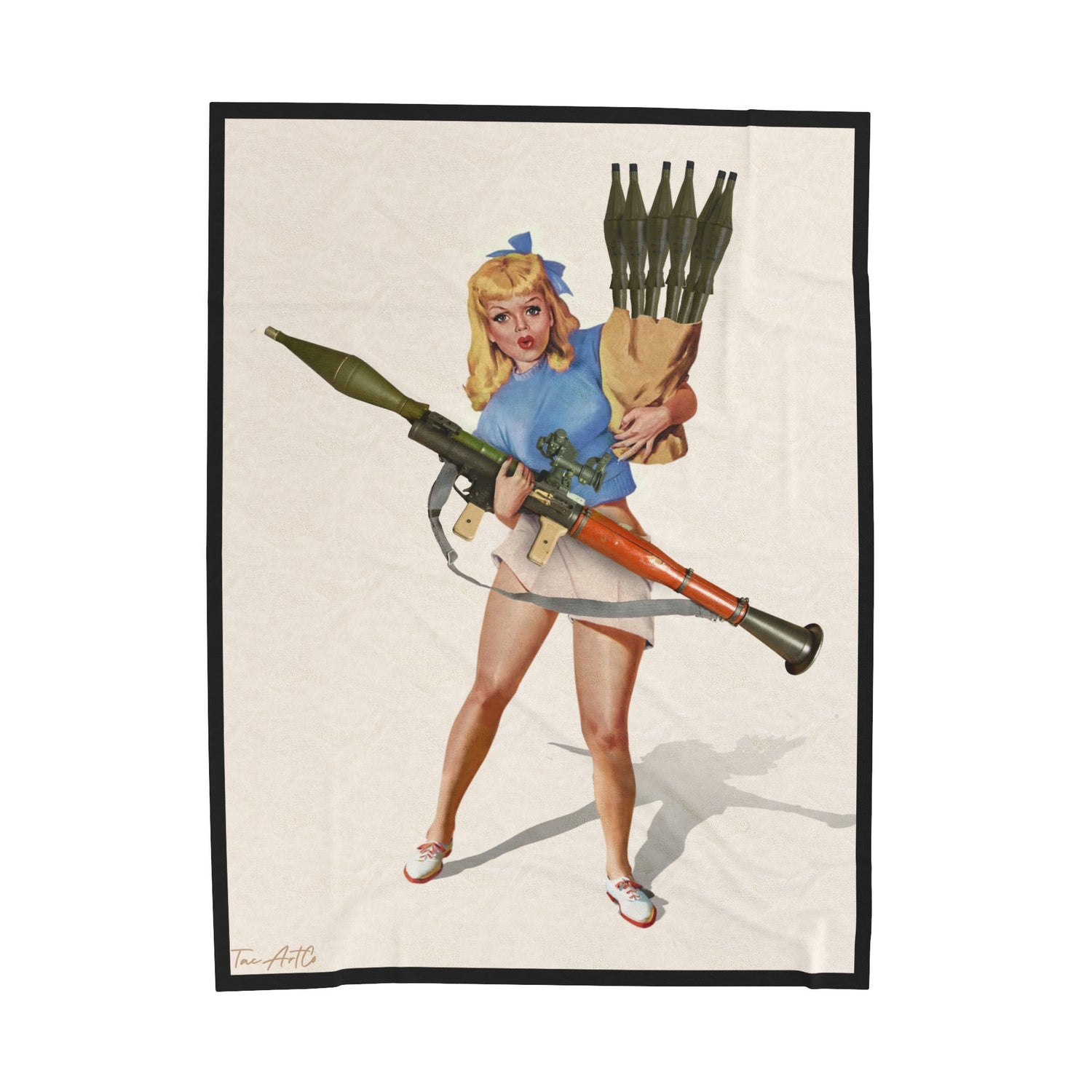 RPG Girl - Velveteen Plush Blanket