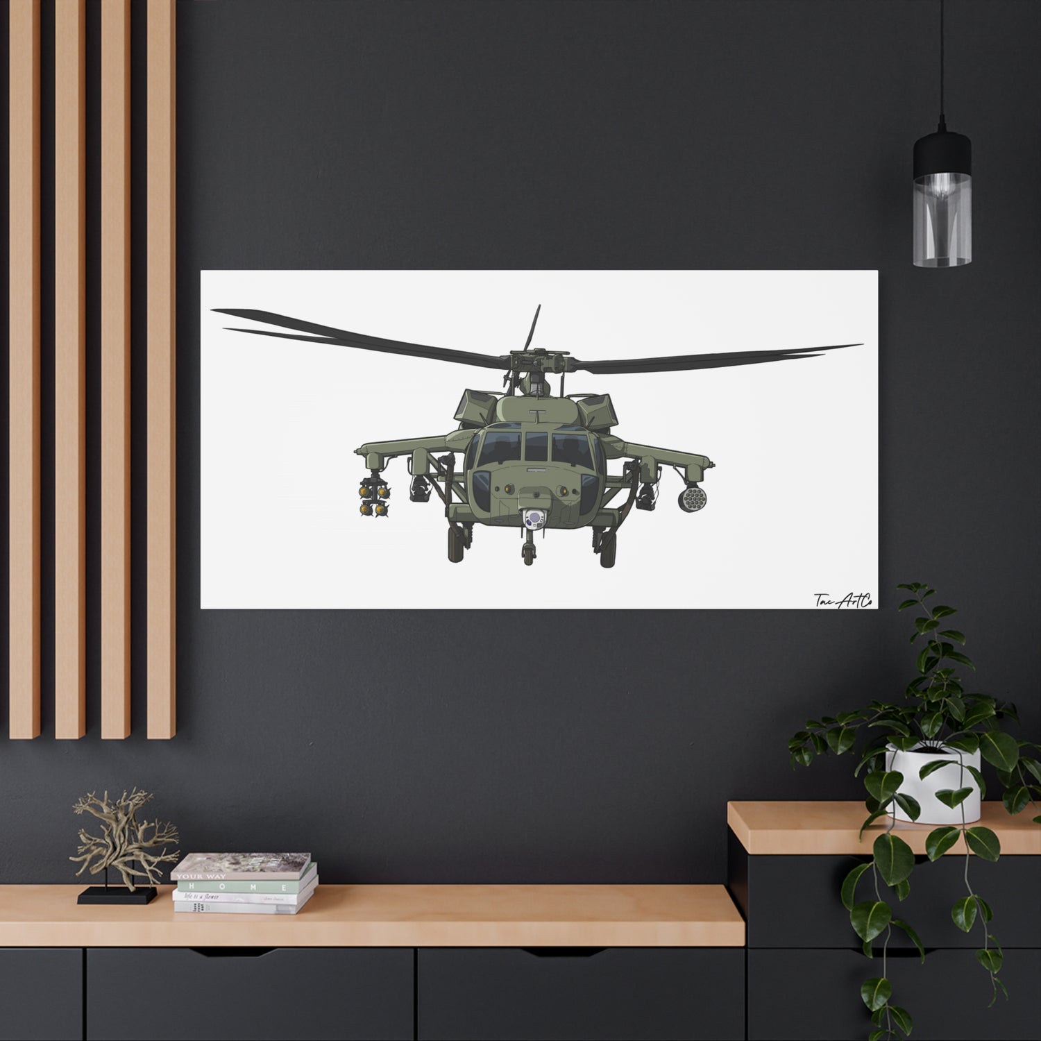 Black Hawk Helicopter – Canvas Print