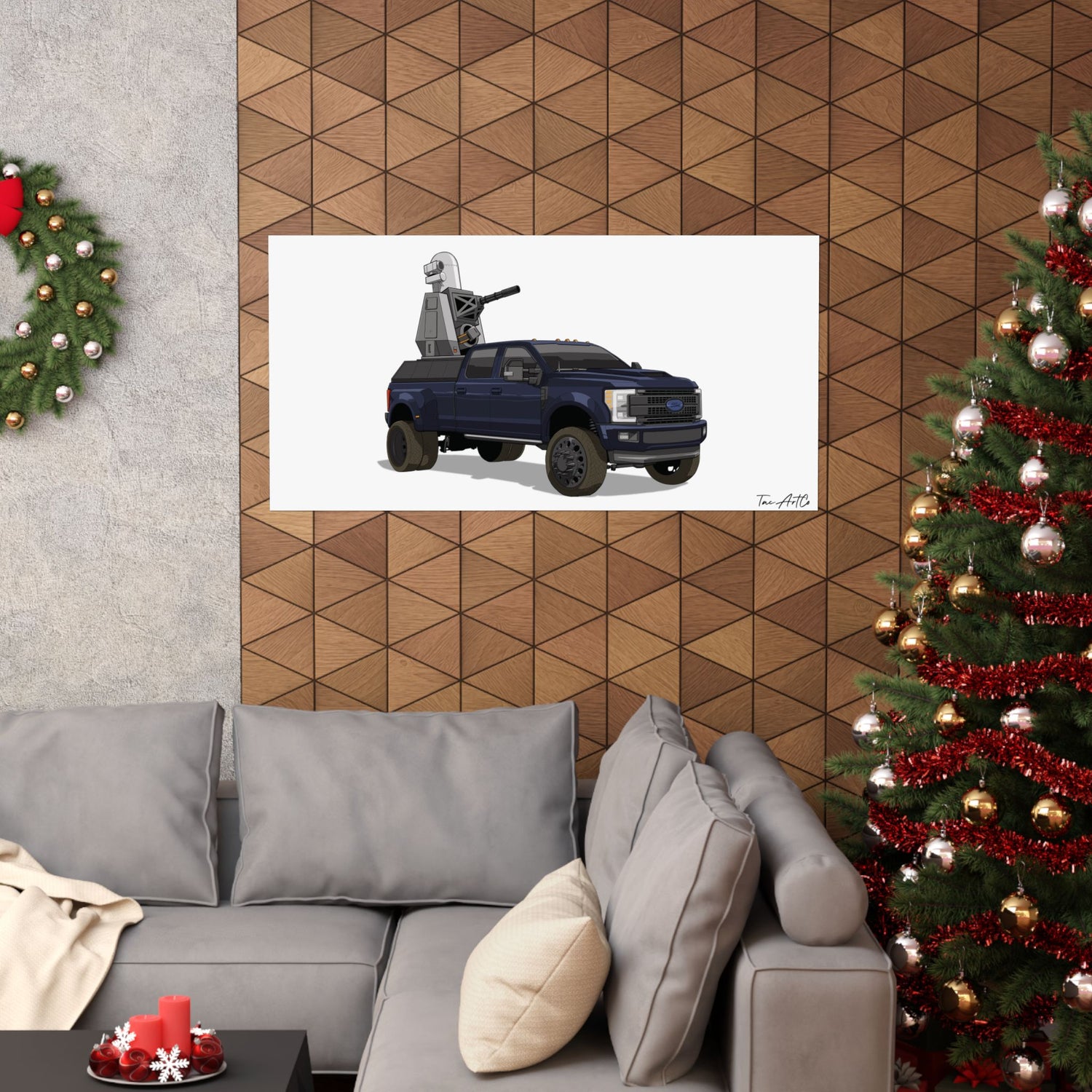 F350 Technical - Matte Poster