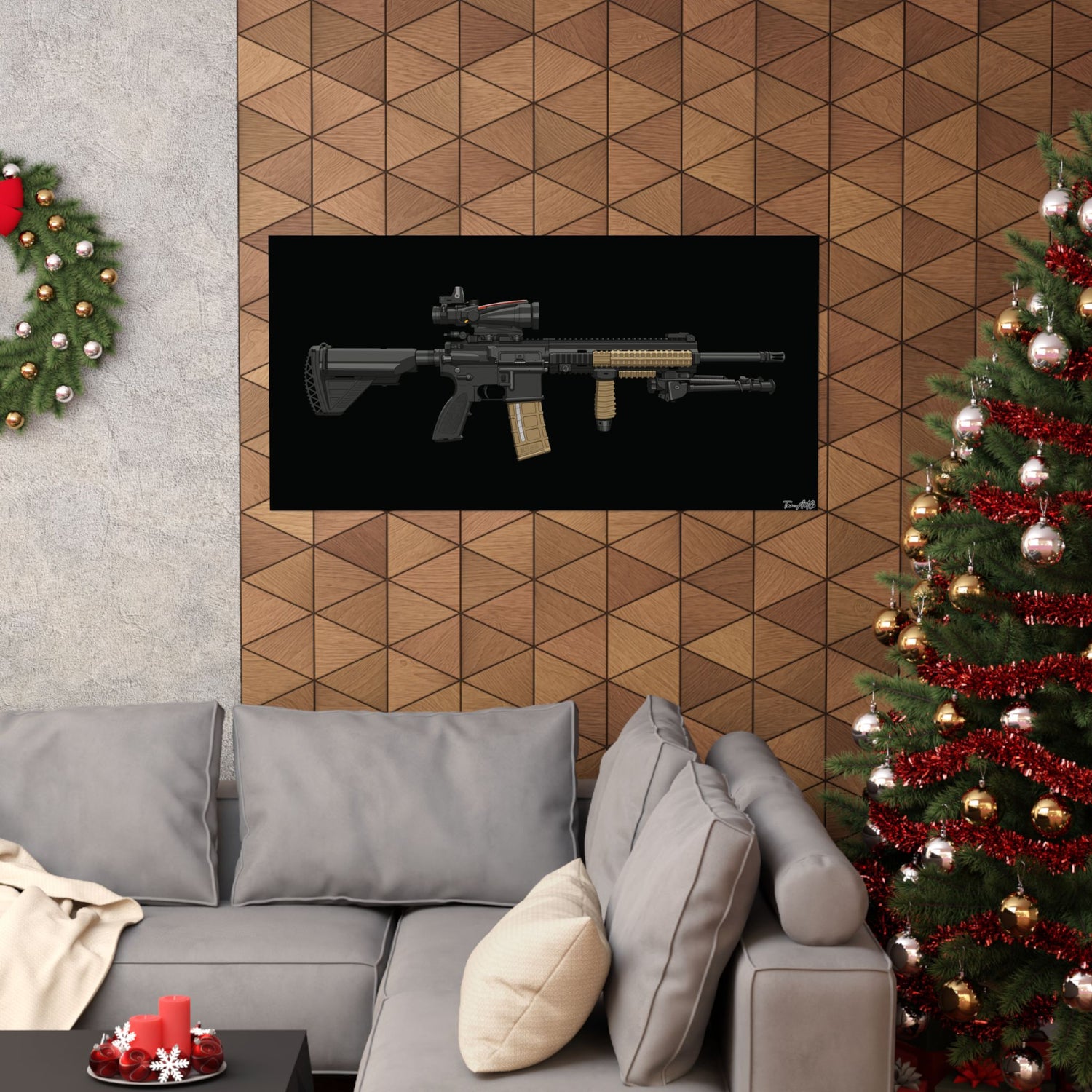 M27 IAR - Matte Poster (Black Background)