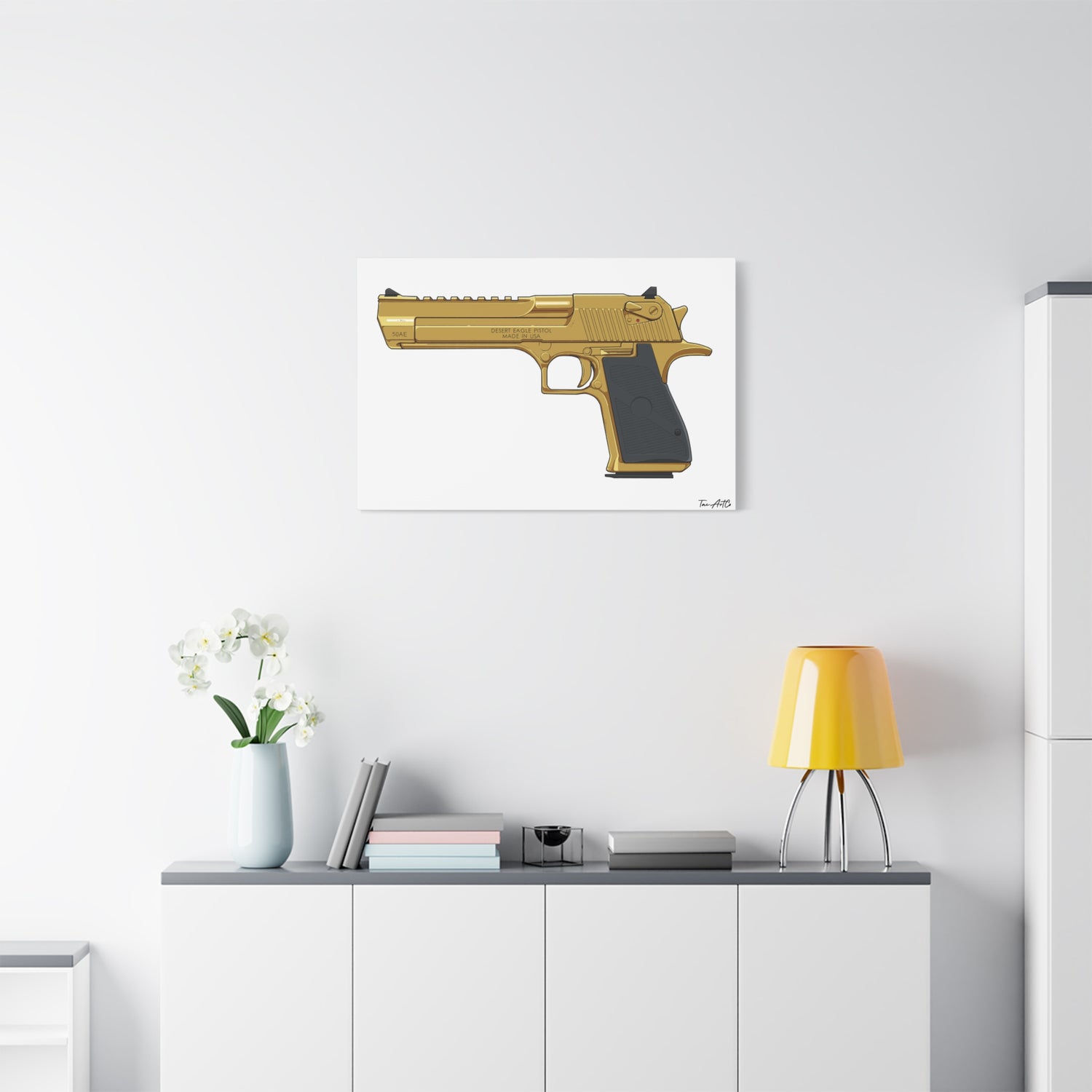 Desert Eagle Gold – Canvas Print