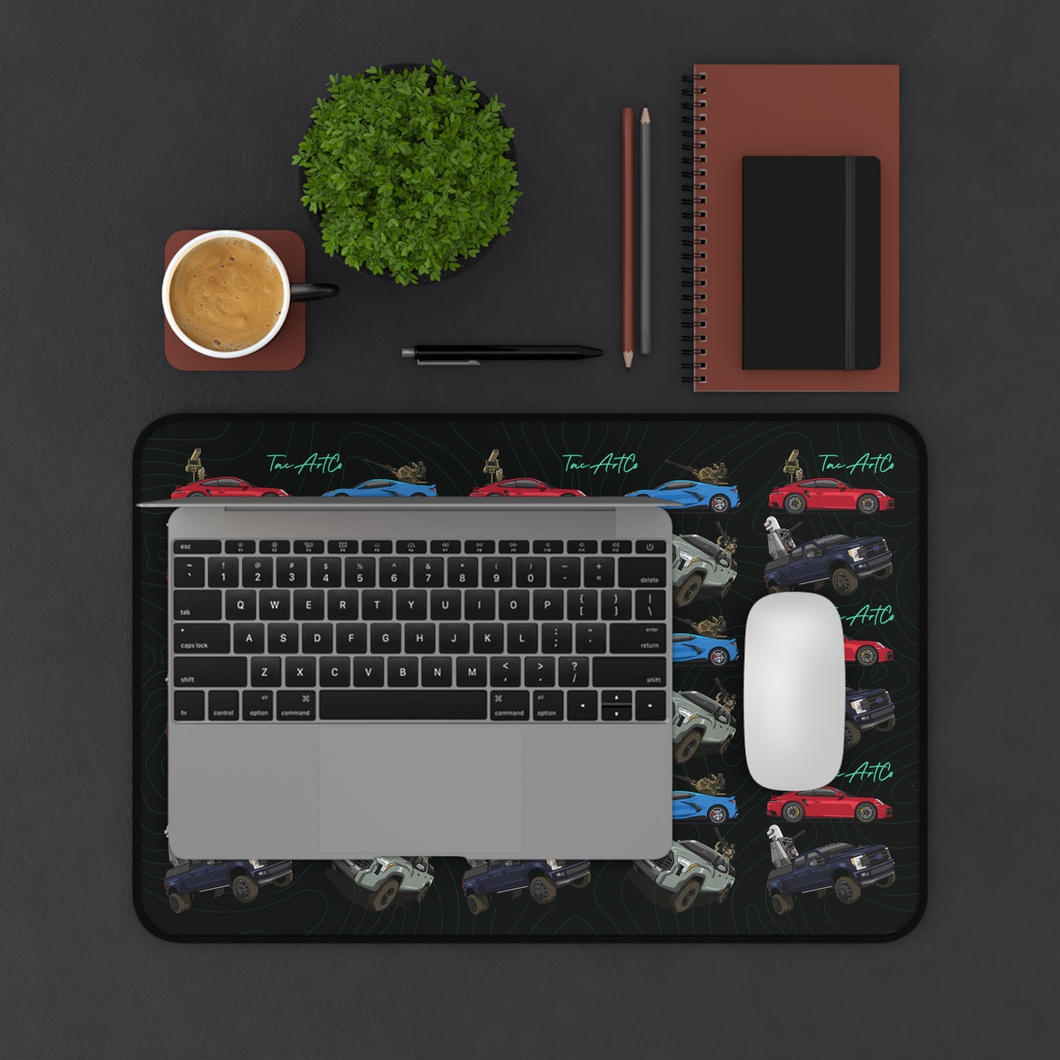 Technical Pattern - Desk Mat