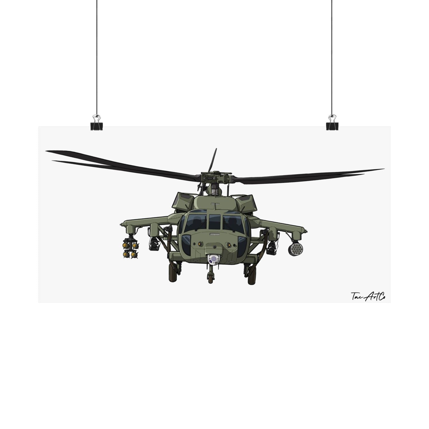 Blackhawk v1 - Matte Poster