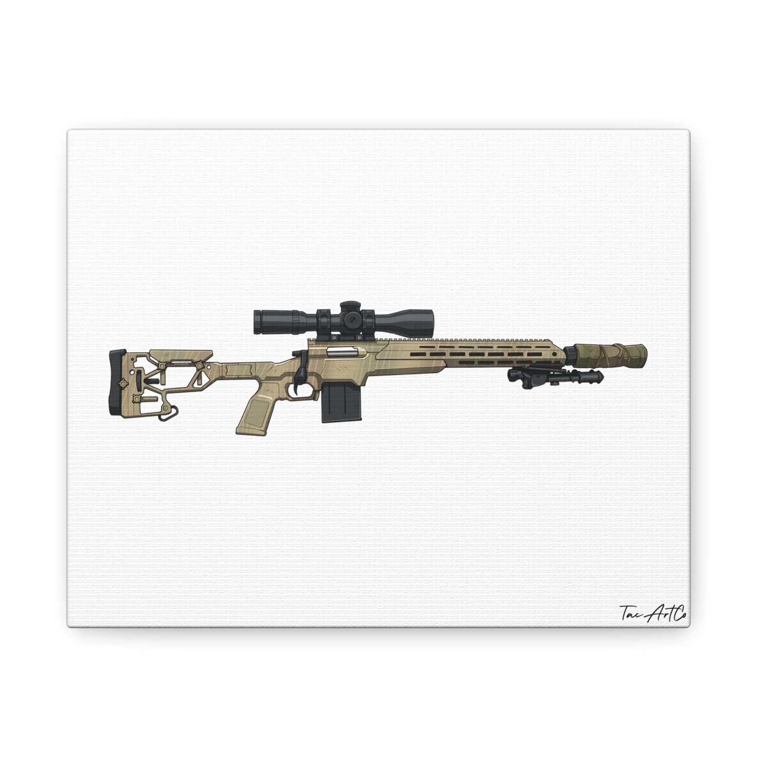 Bolt Gun v1 - Canvas Print