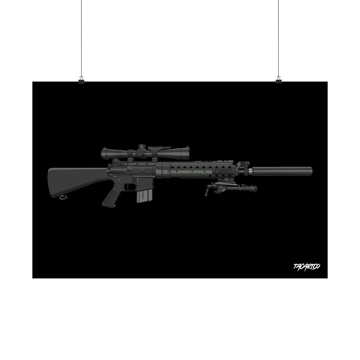 MK12 - Matte Poster (Black Background)