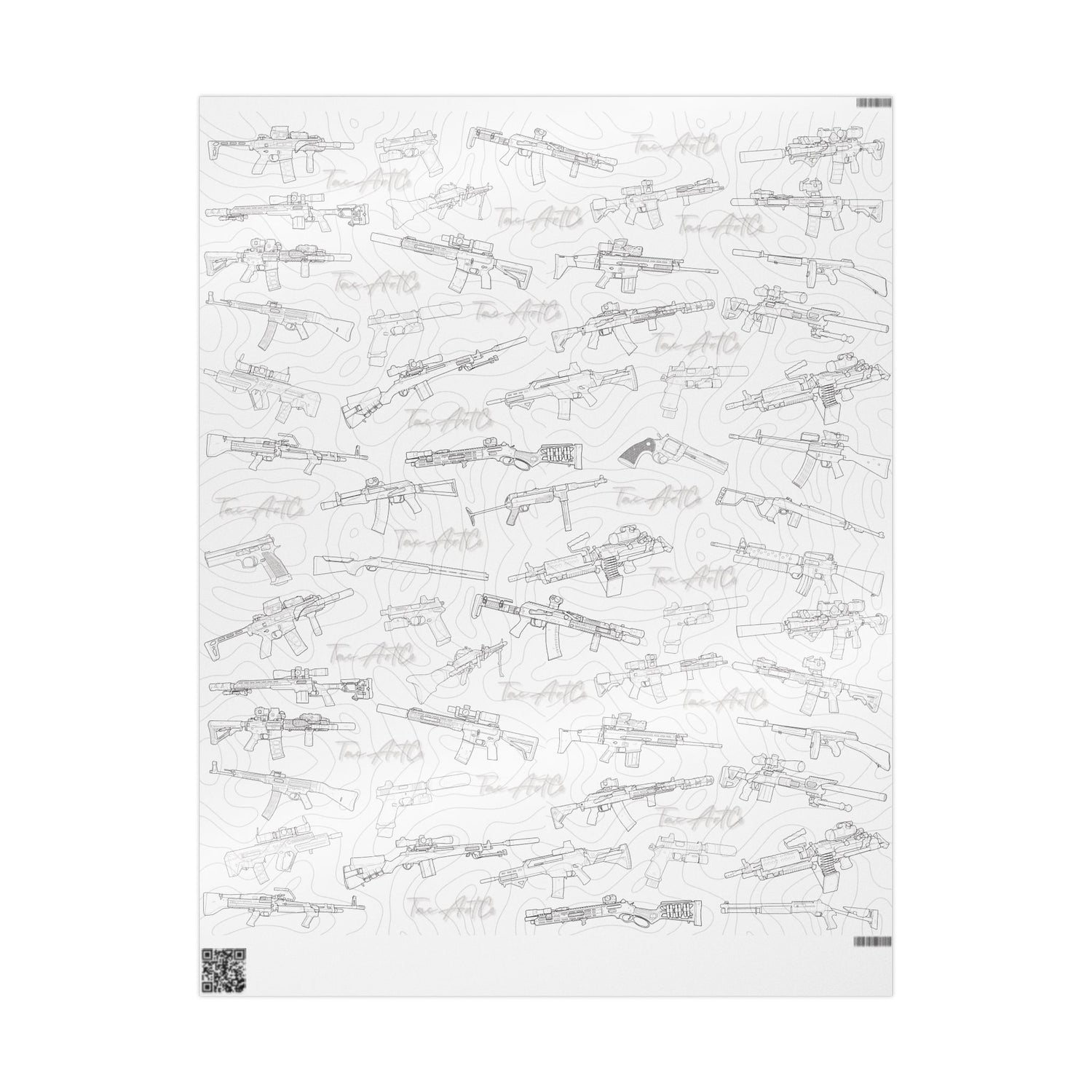 Assorted Line Art - Wrapping Papers