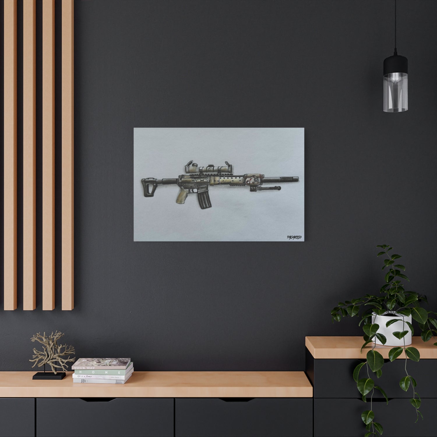 MK12 Mod H – Recce Rifle Canvas Print