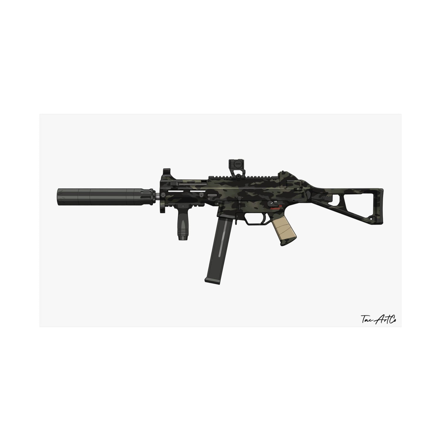 UMP45 - Matte Poster