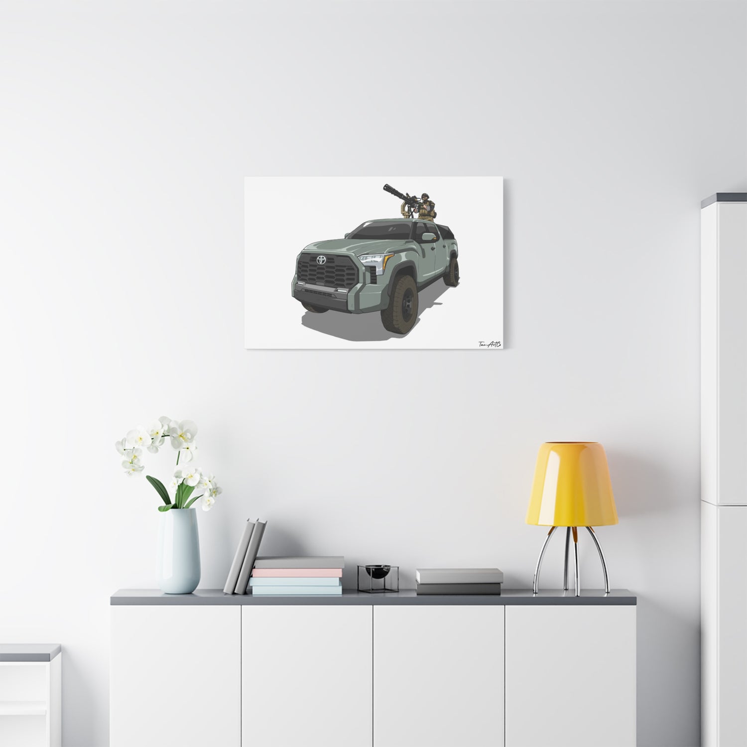 Tundra Technical – Canvas Print
