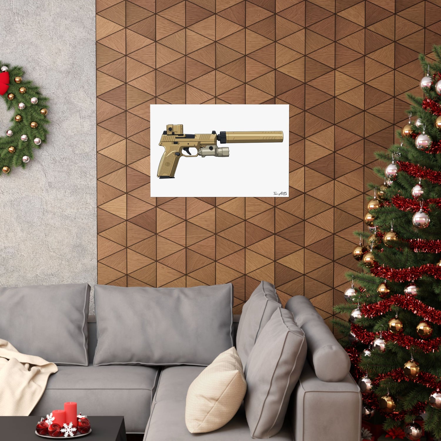 FN 509 Tac - Matte Poster