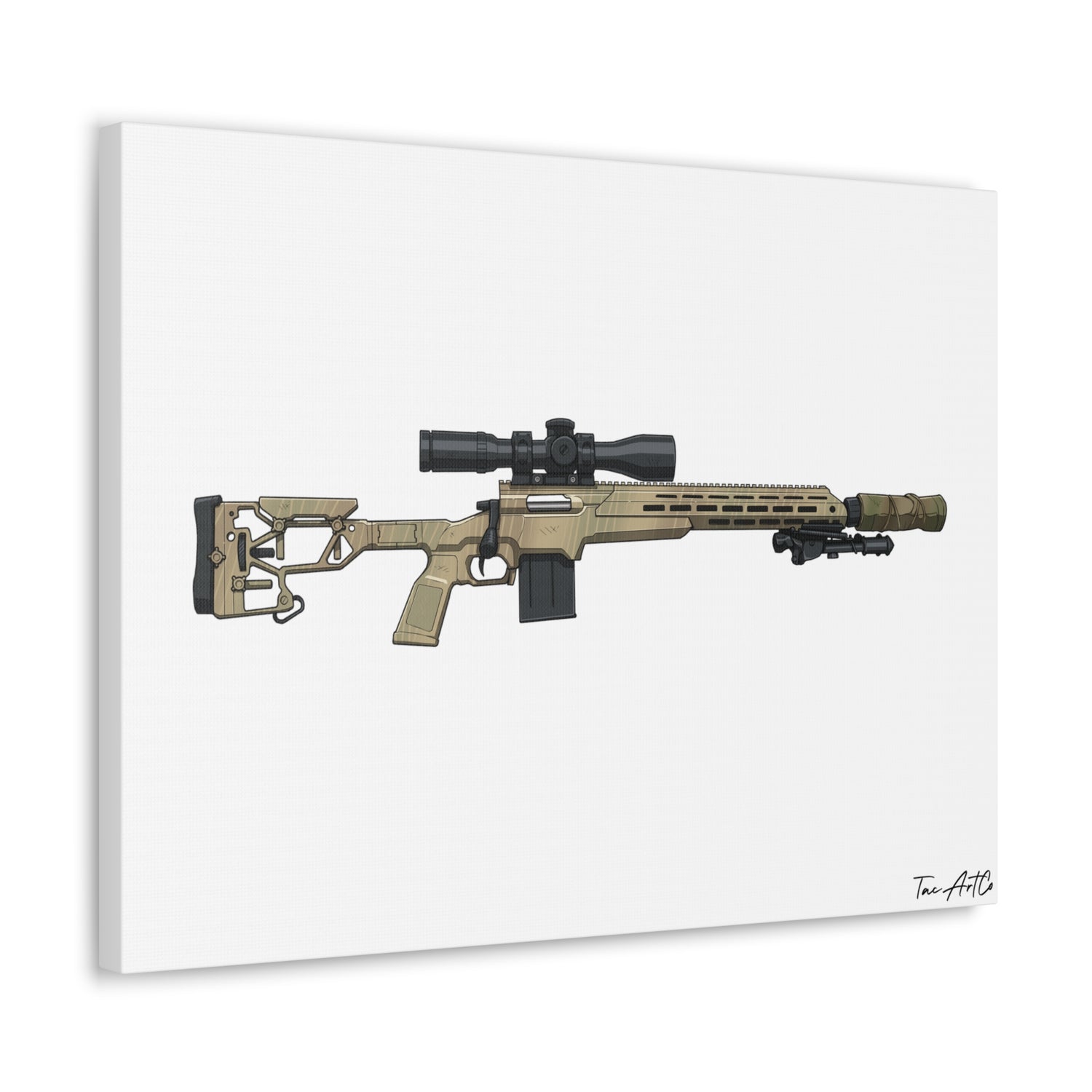 Bolt Gun v1 - Canvas Print