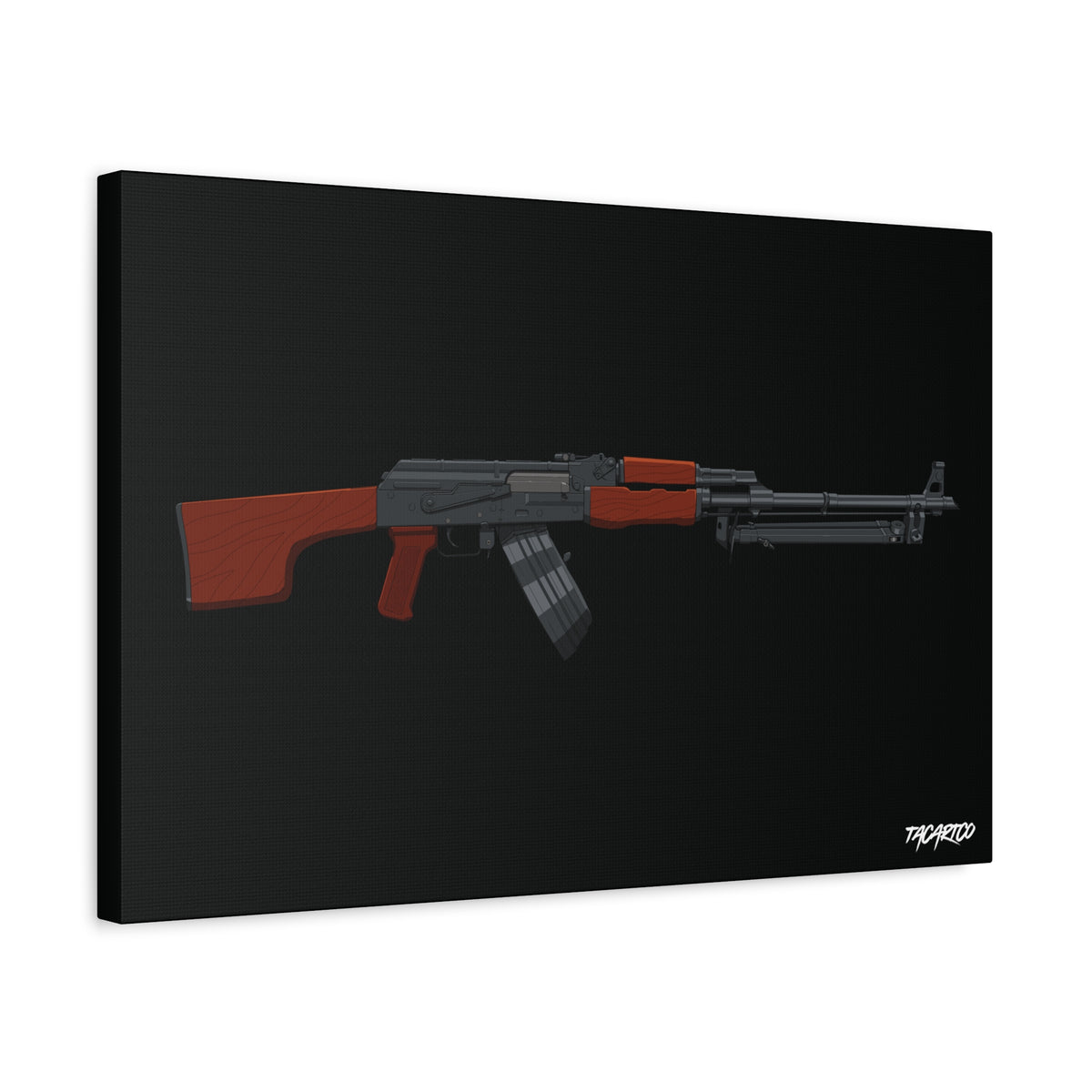 RPK - Canvas Print (Black Background)