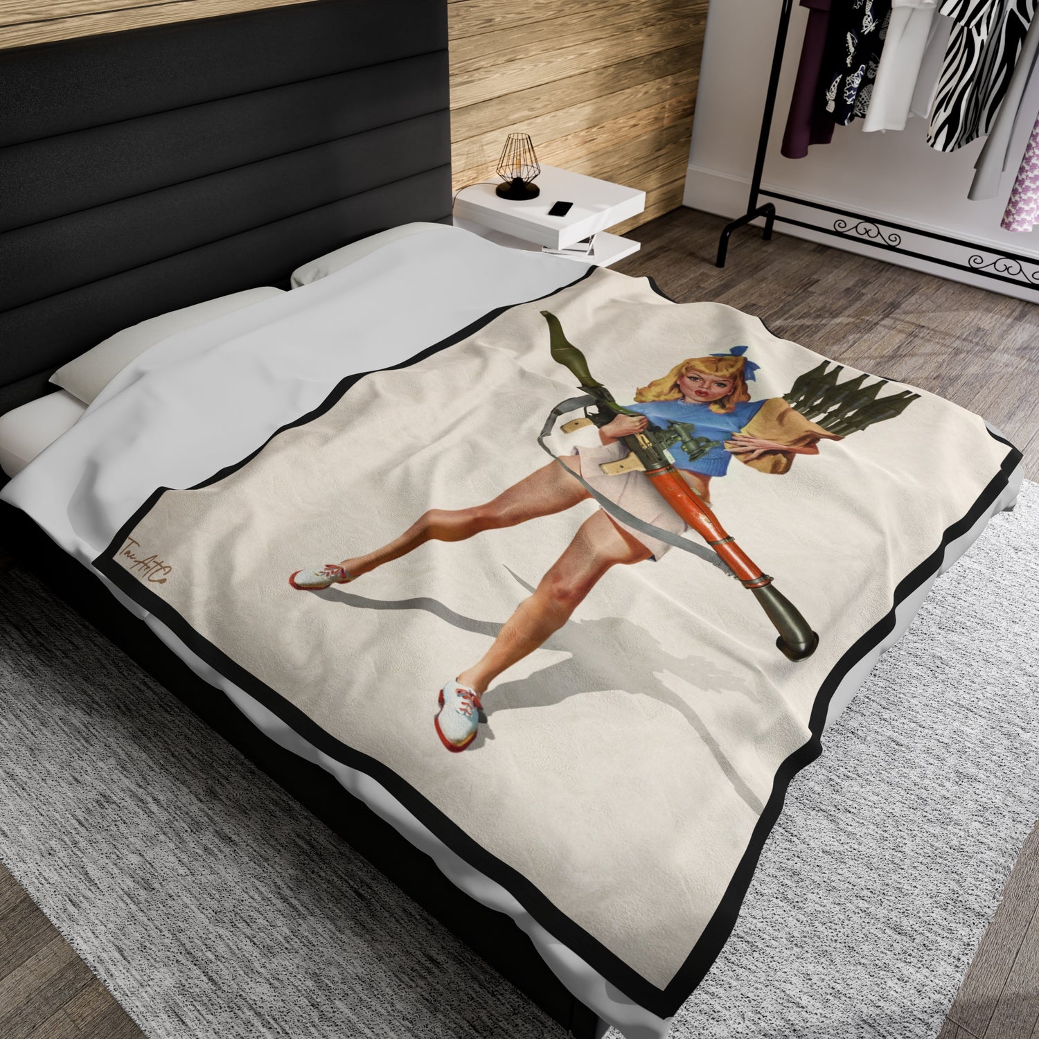 RPG Girl - Velveteen Plush Blanket