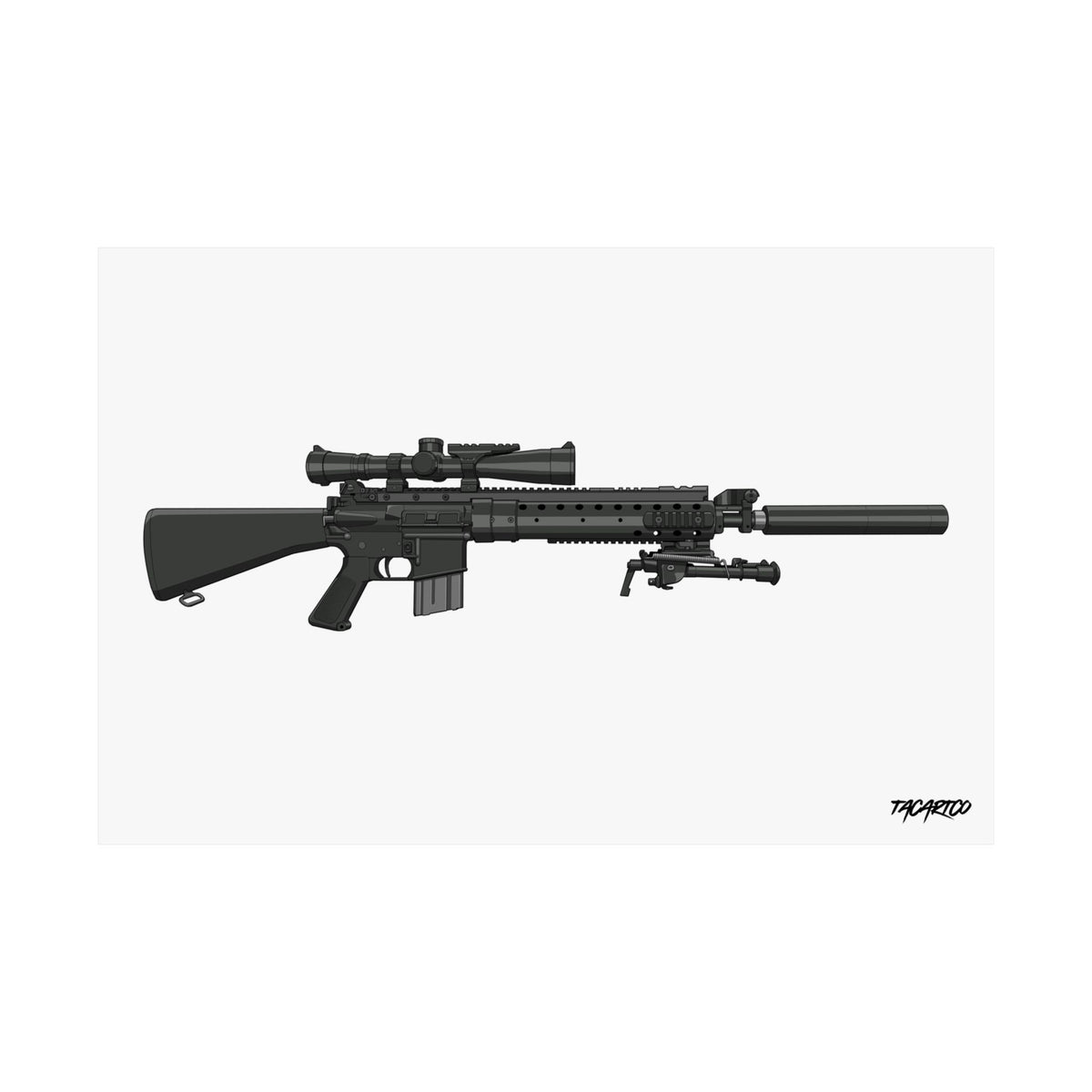 MK12 - Matte Poster (White Background)