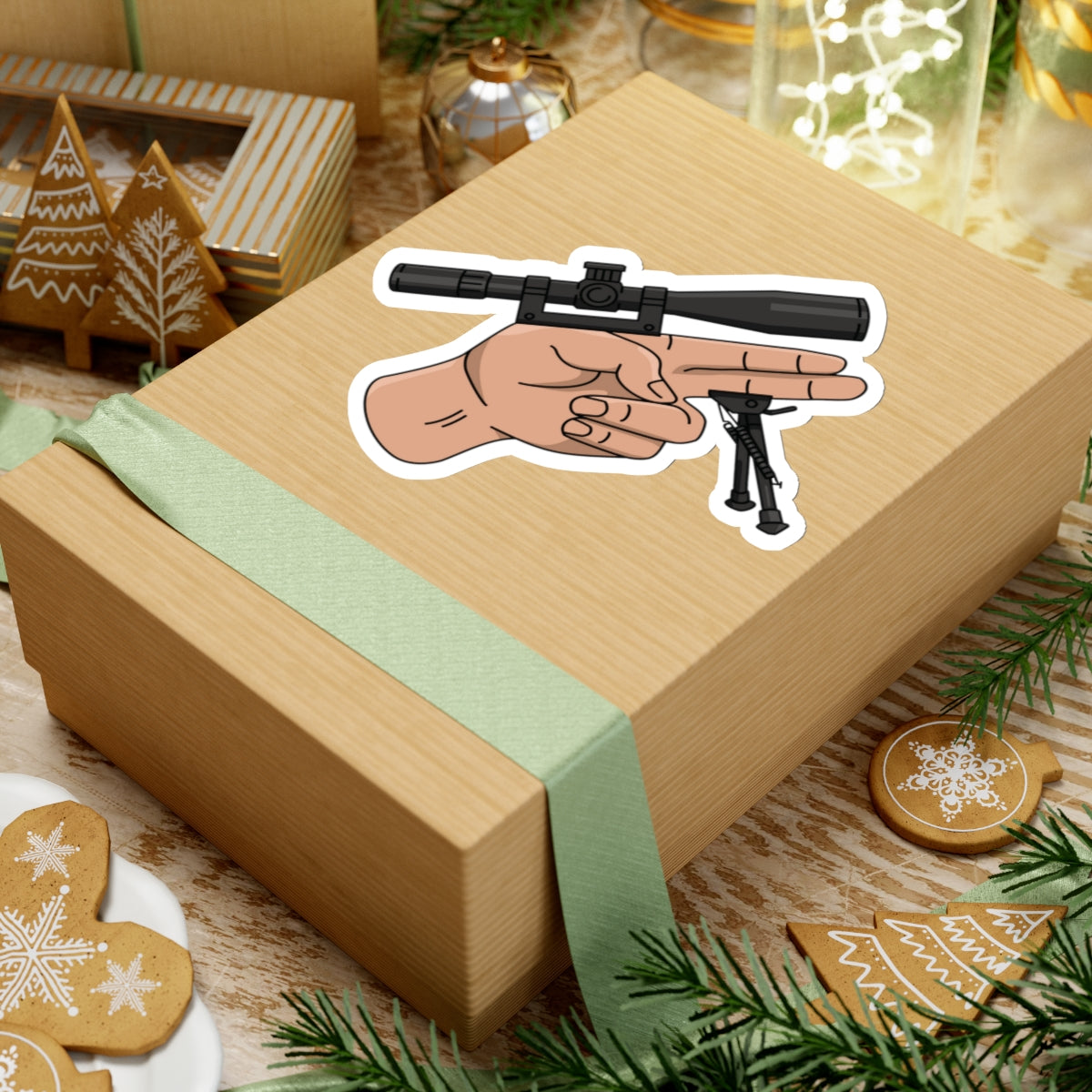 TacArt Finger Gun v3 - Sticker