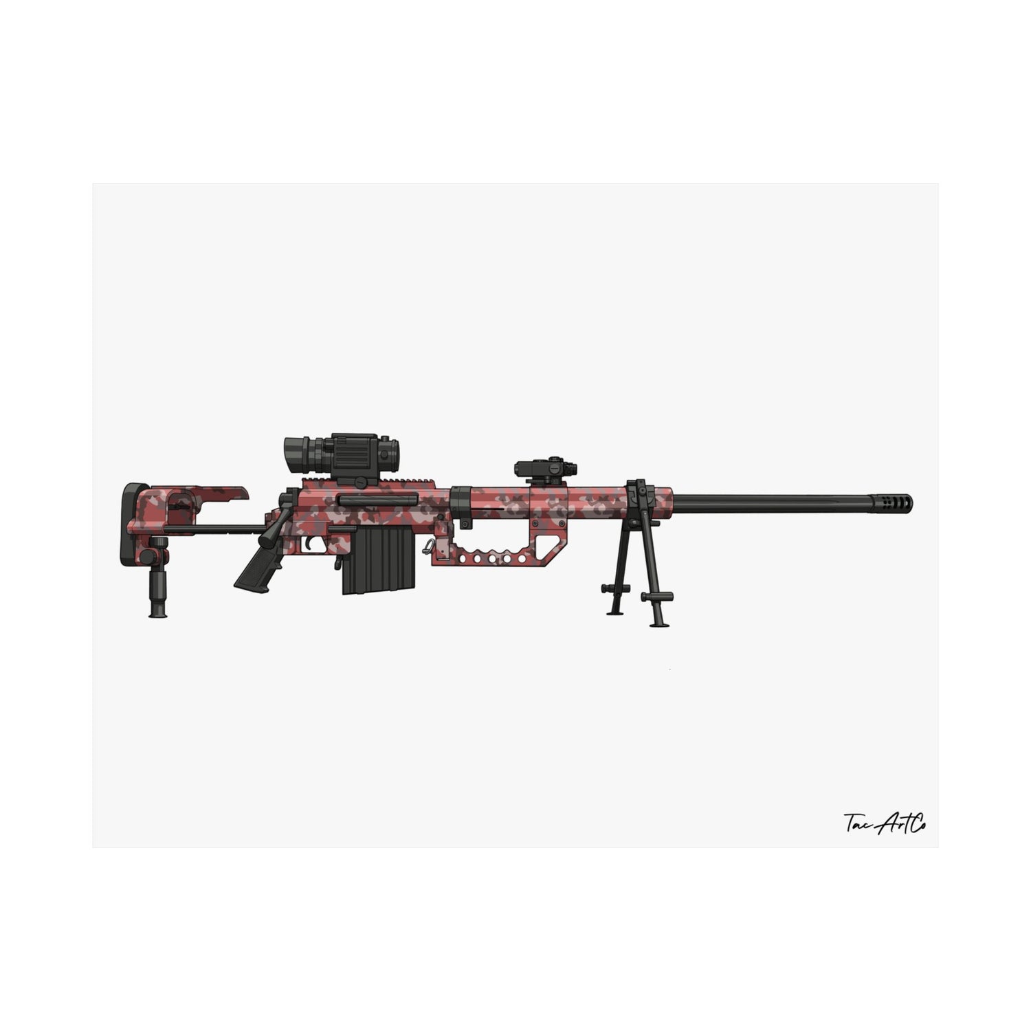 M200 Intervention COD Classic - Matte Poster