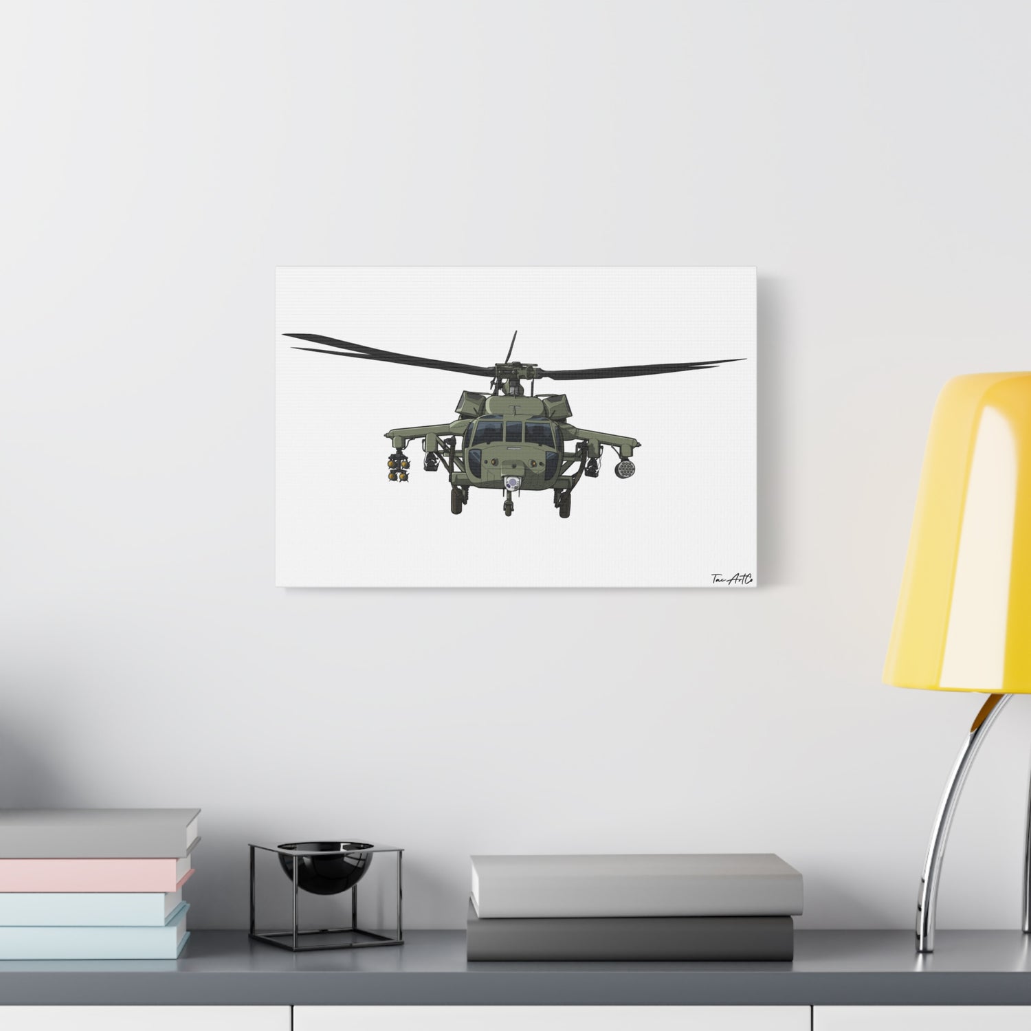 Black Hawk Helicopter – Canvas Print