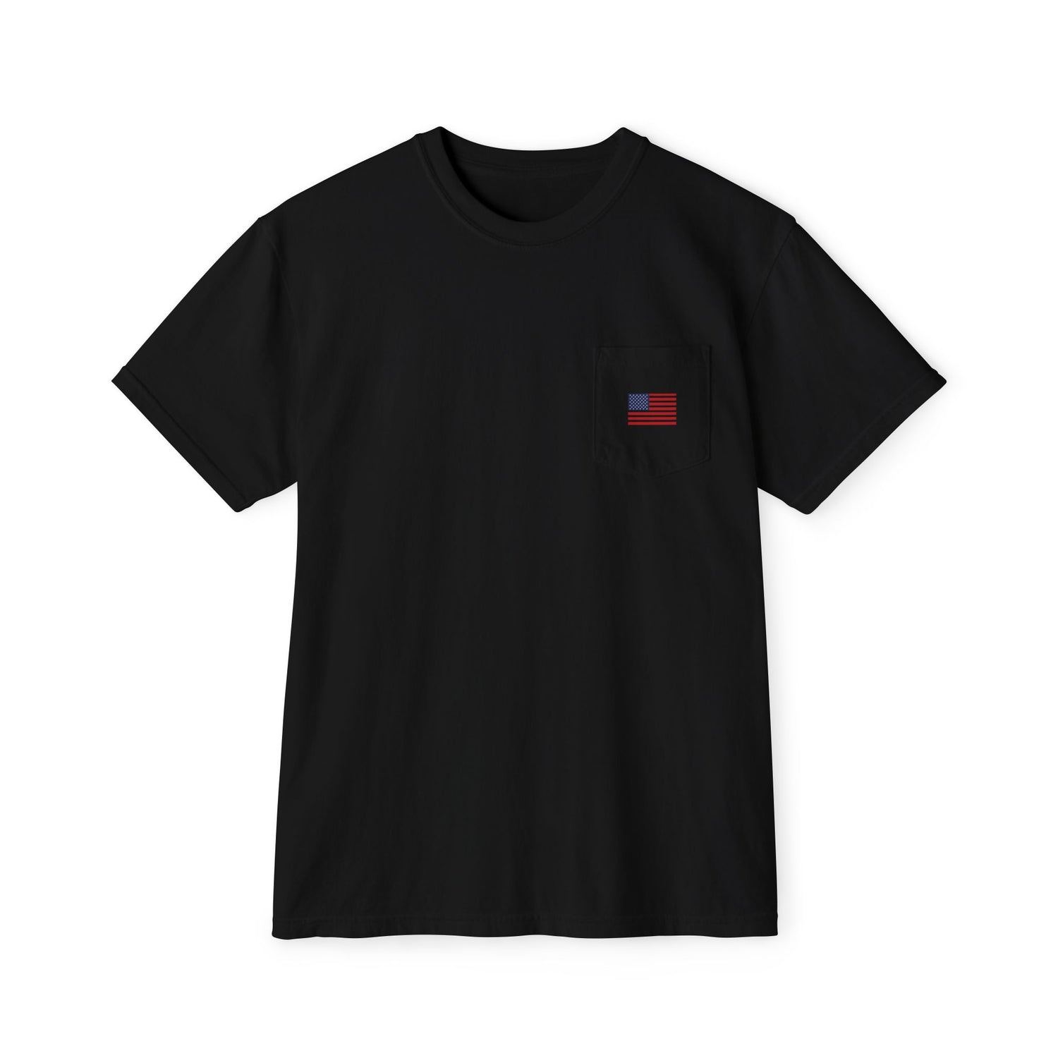 Flag Only - Comfort Color 6030 Pocket Tee