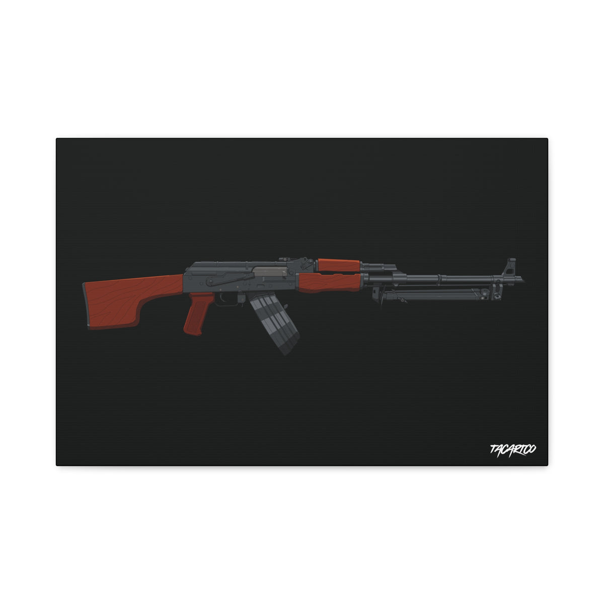 RPK - Canvas Print (Black Background)