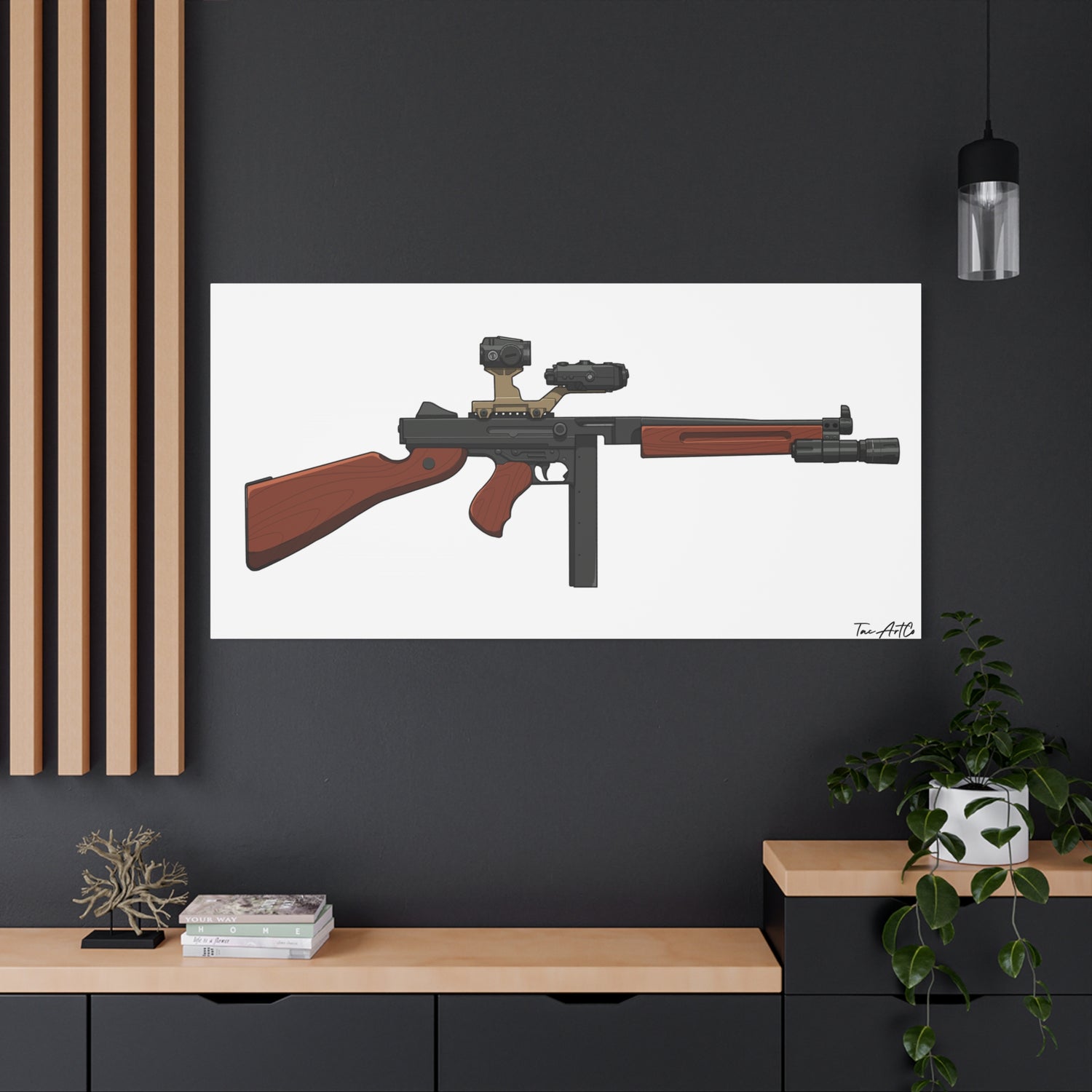 Tacticool Tommy – Modern Thompson Canvas Print