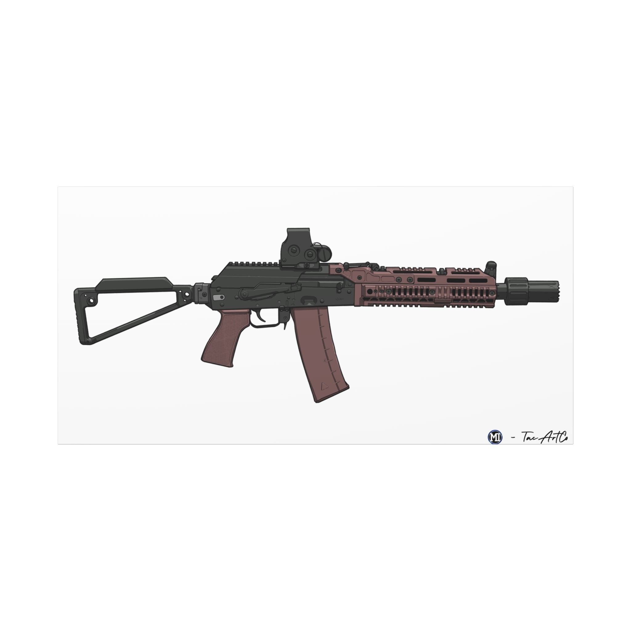 AK☆ AK Alpha Series Canvas Print – Midwest Industries – TacArtCo