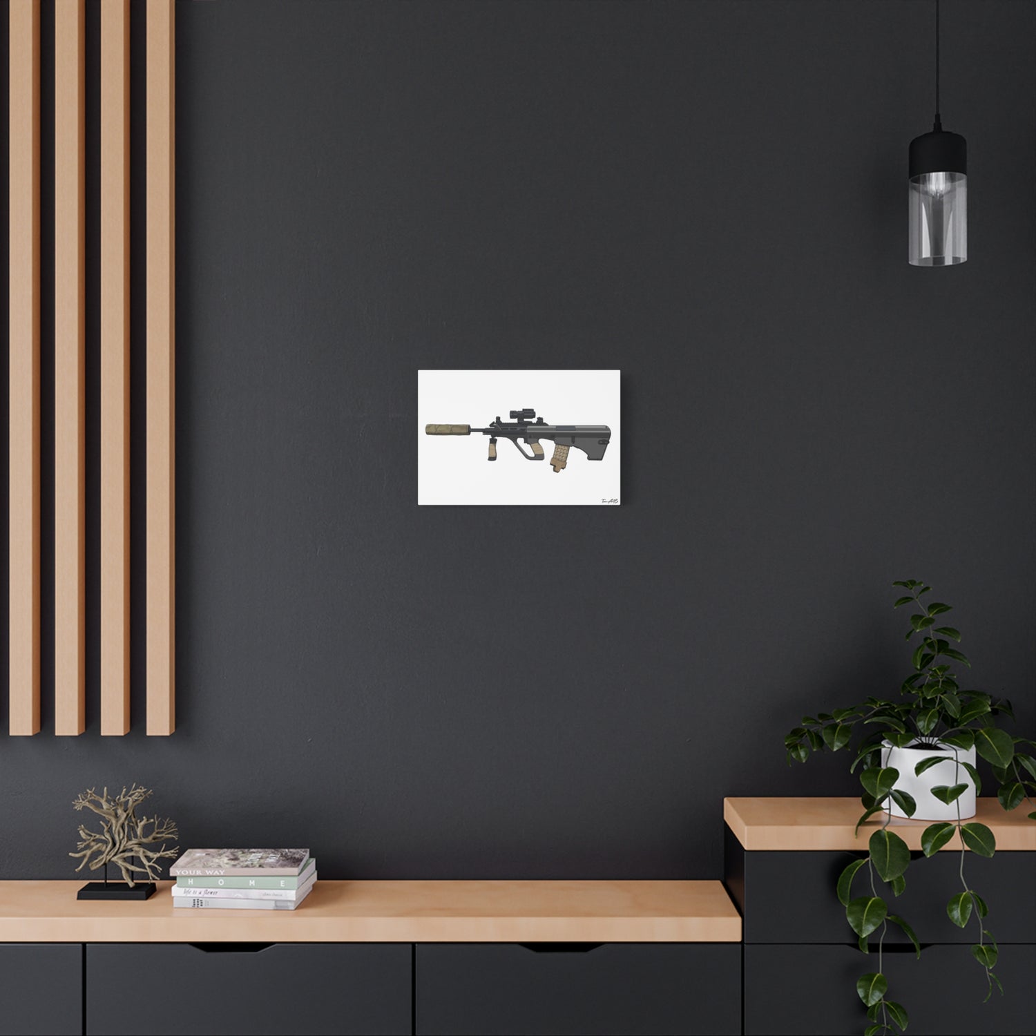Steyr AUG – Bullpup Rifle Canvas Print