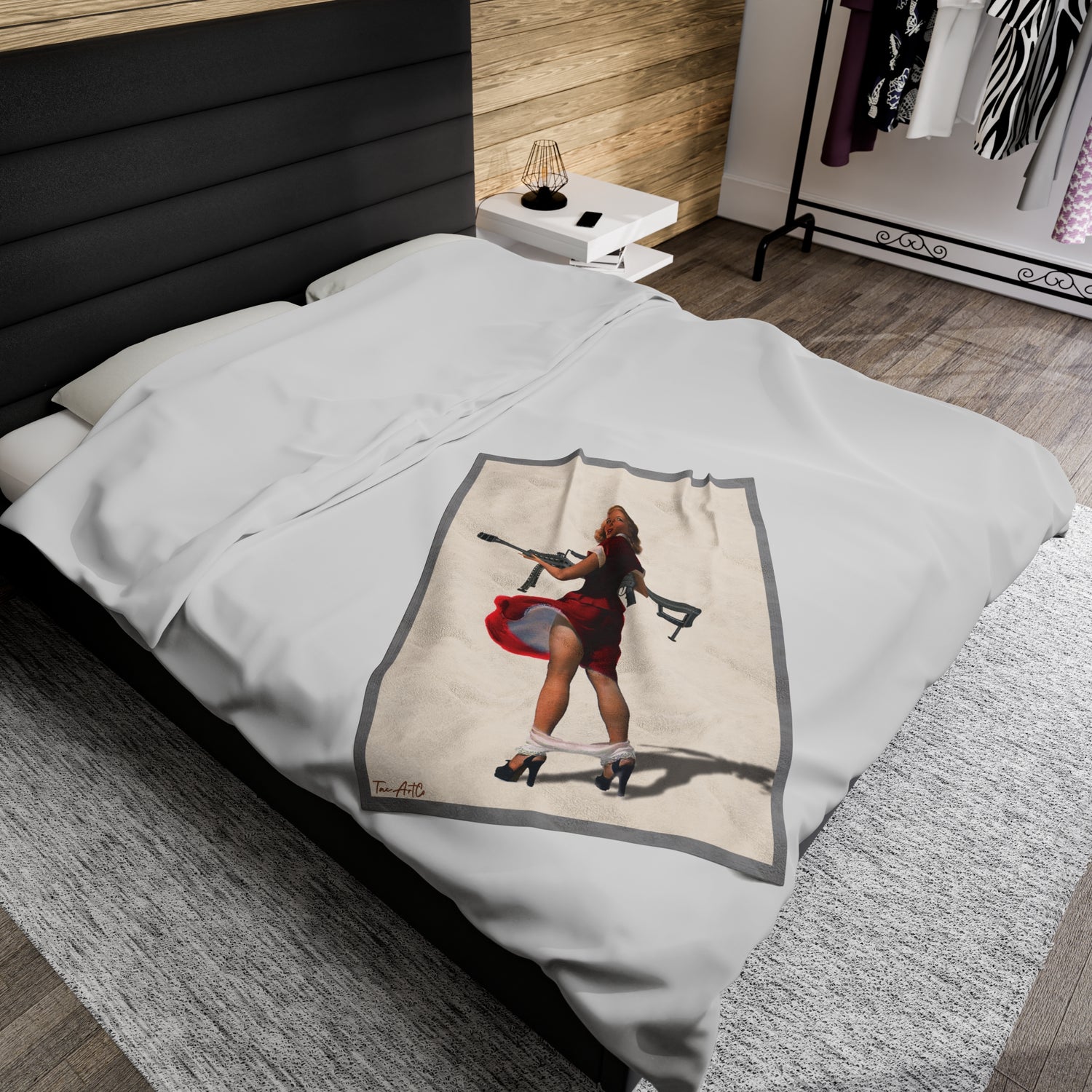 50BMG Girl - Velveteen Plush Blanket