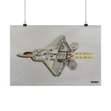 F-22 Raptor Sketch - Matte Poster