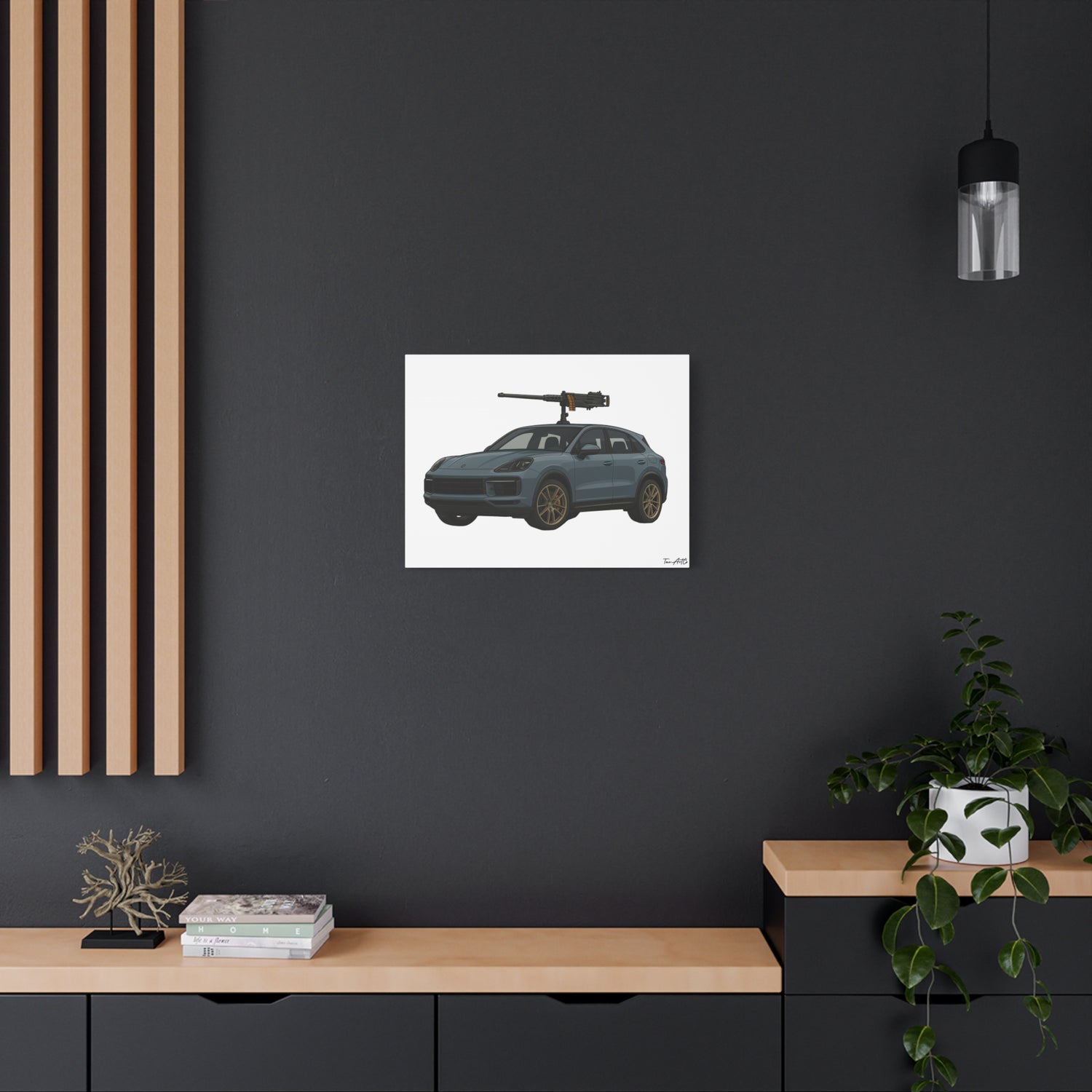 Urban Armor – Porsche Gun Rig Canvas Print
