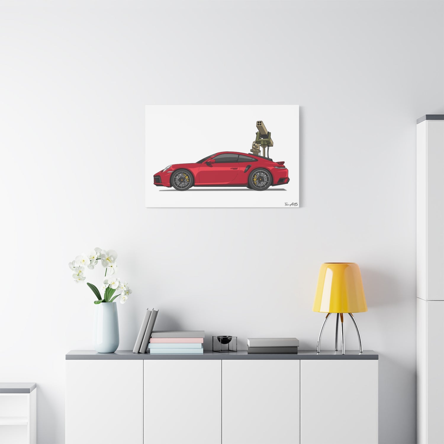 Porsche 911 Technical – Canvas Print