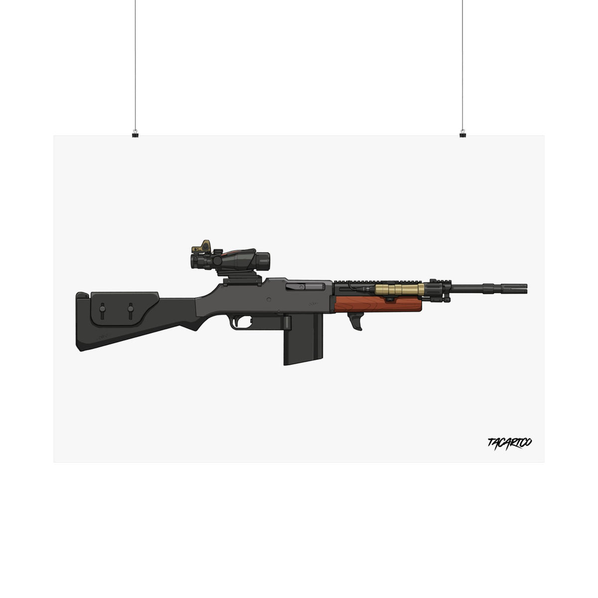 Modernized BAR - Matte Poster (White Background)