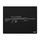 MK12 - Canvas Print (Black Background)