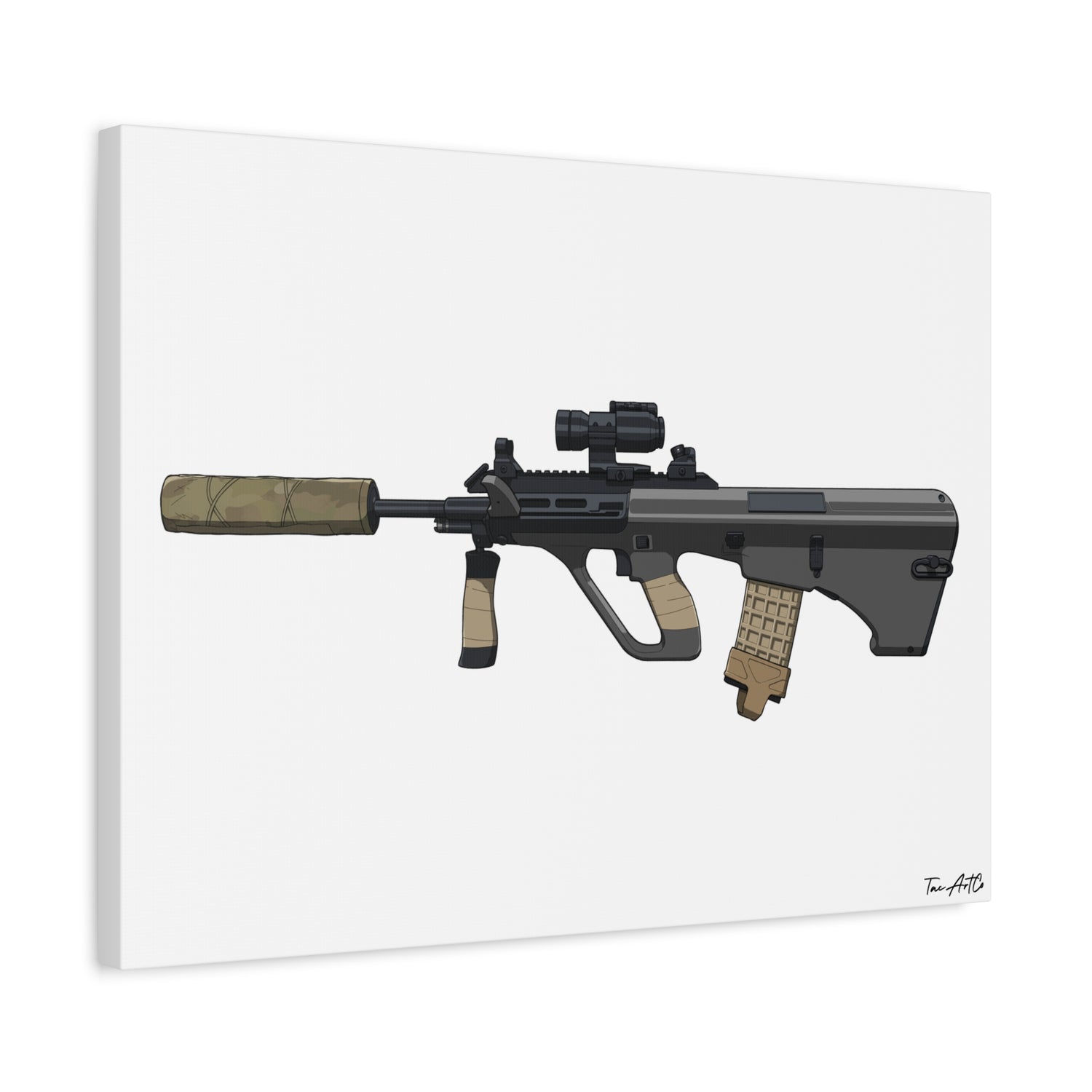 Steyr AUG – Bullpup Rifle Canvas Print