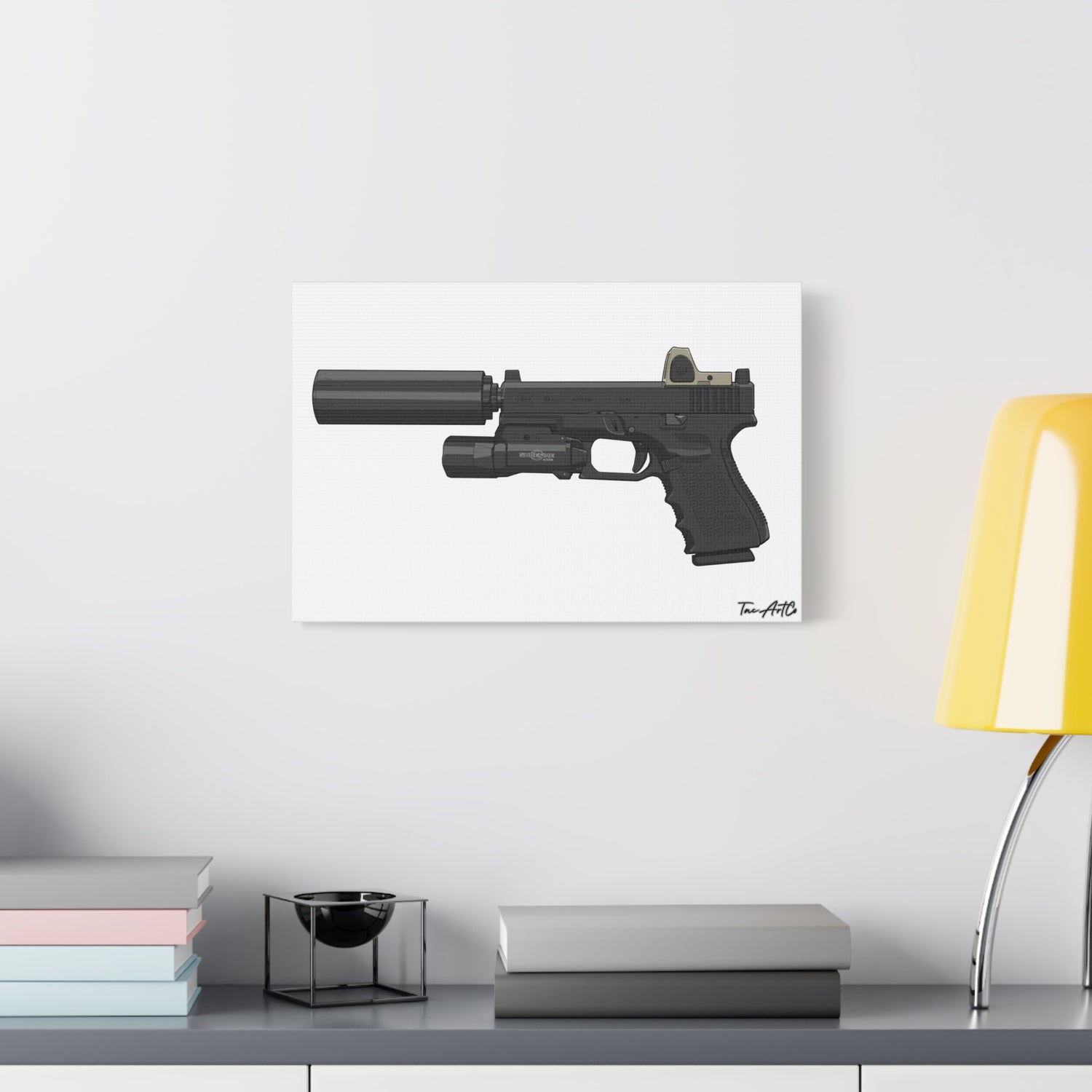 MK27 Mod 0 (Glock) - Canvas Print
