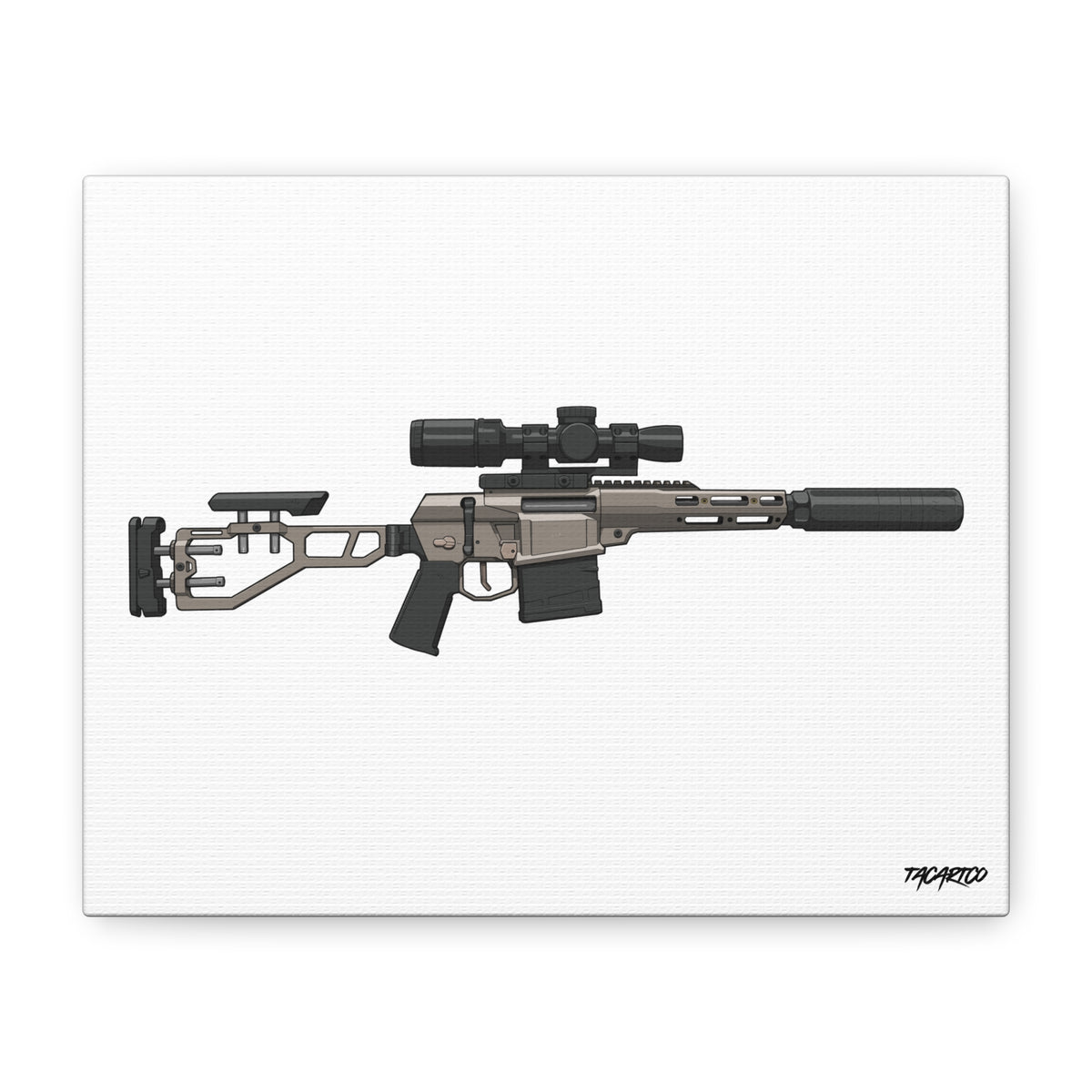 The Fix by Q - Canvas Print (White Background)