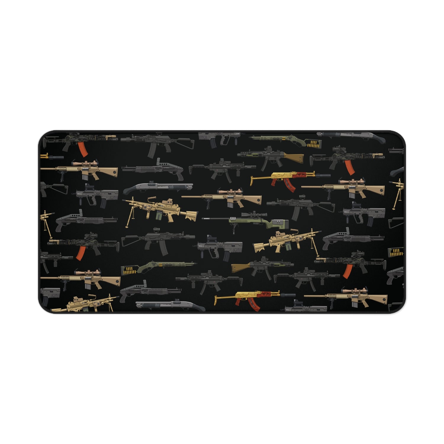 Firearm Assortment V2 – Desk Mat