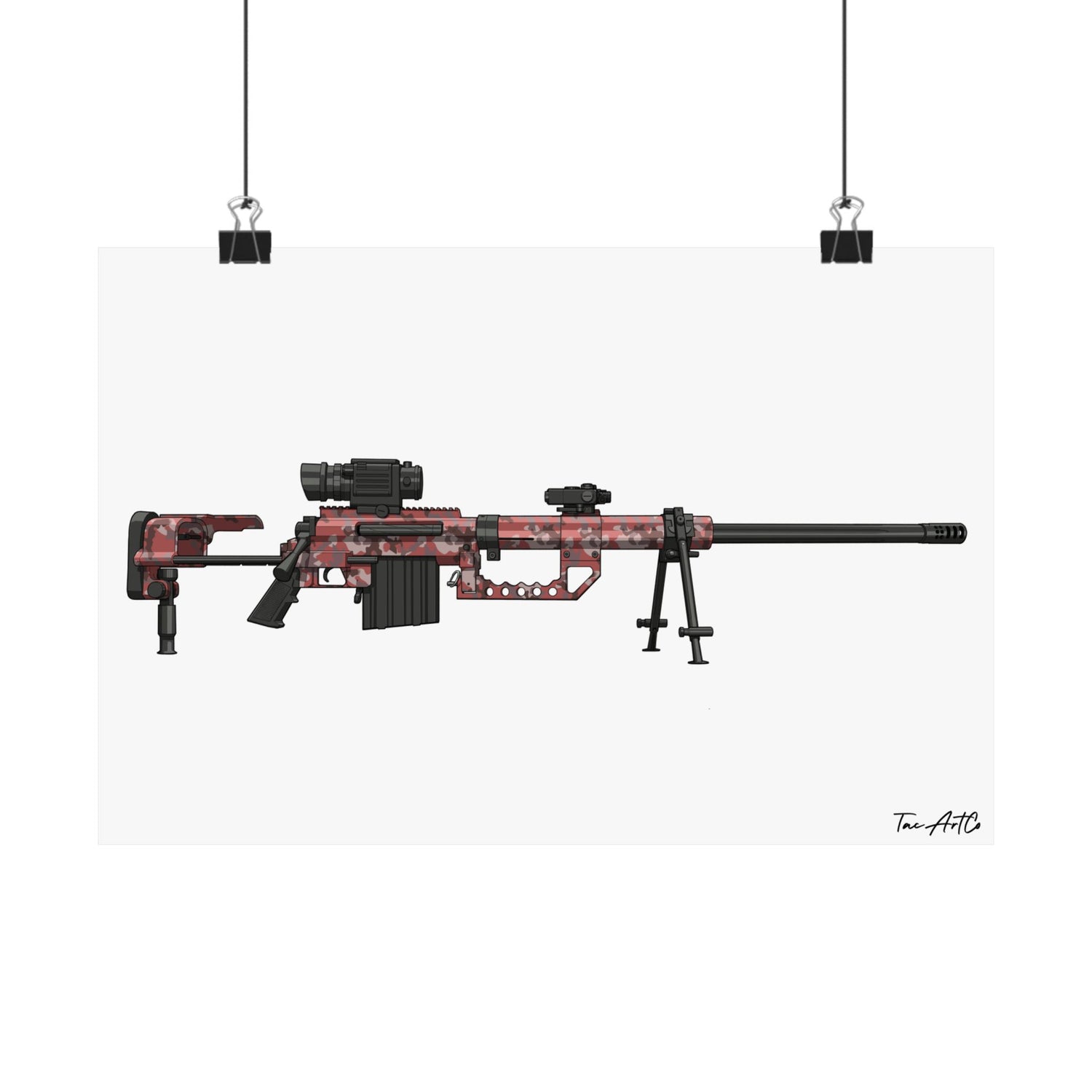 M200 Intervention COD Classic - Matte Poster