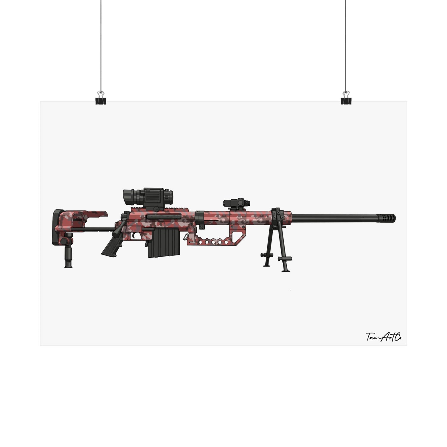 M200 Intervention COD Classic - Matte Poster