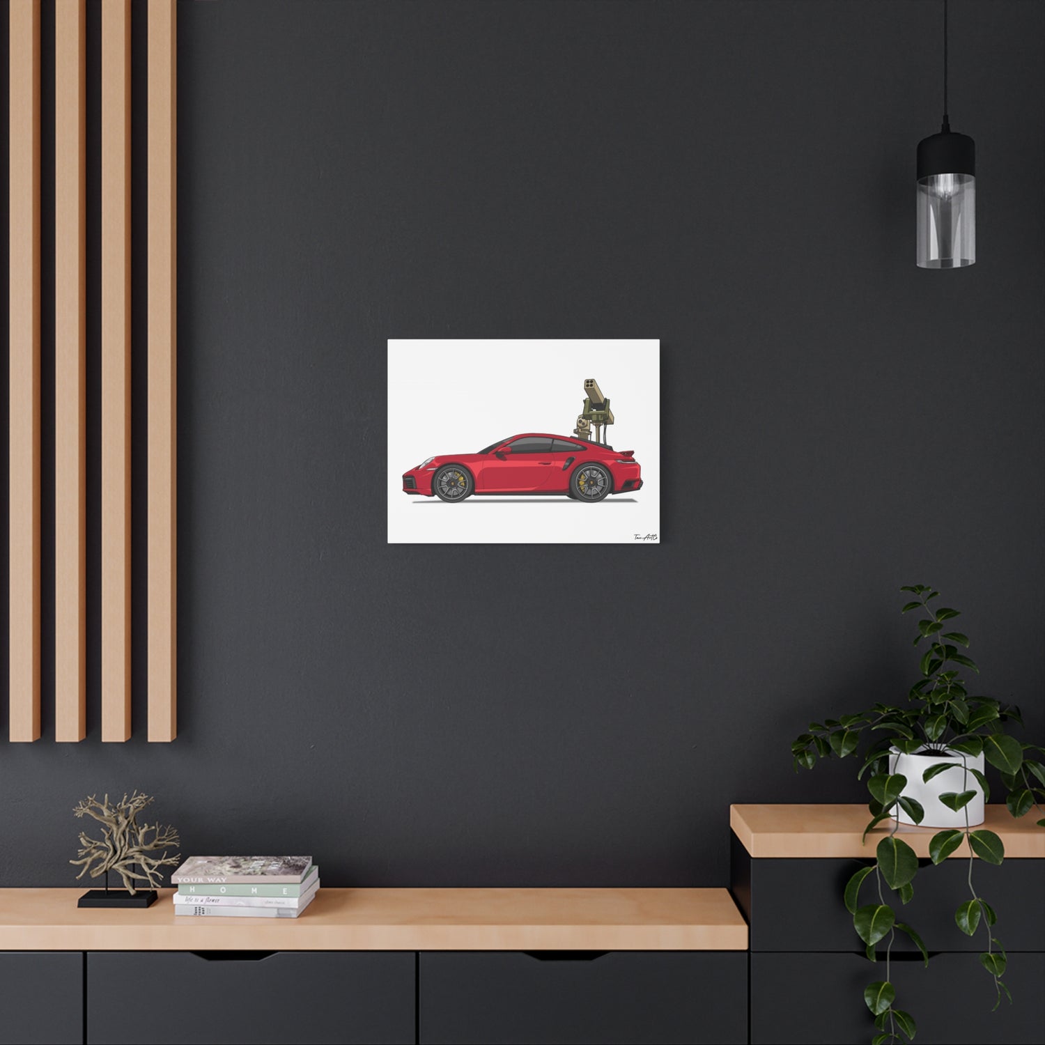 Porsche 911 Technical – Canvas Print