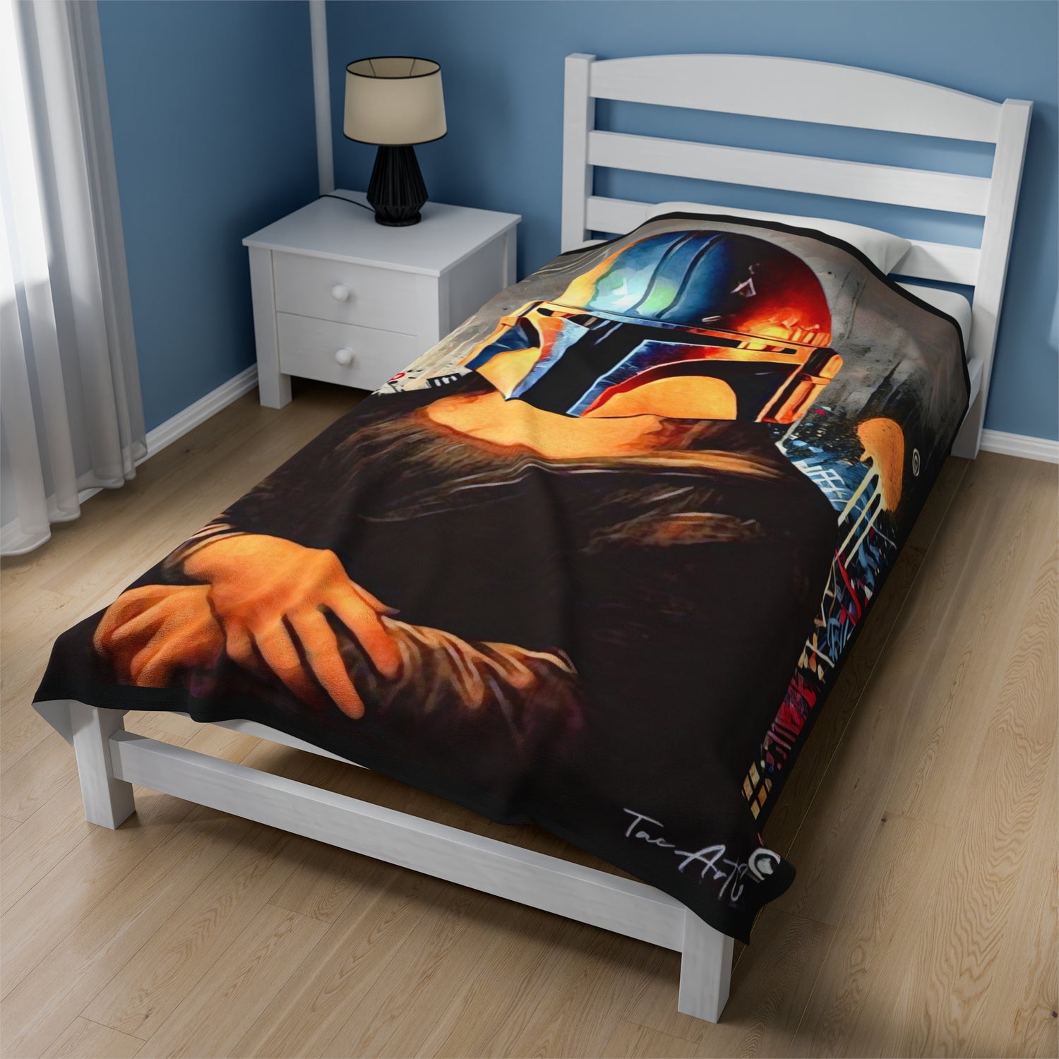boba lisa - Velveteen Plush Blanket