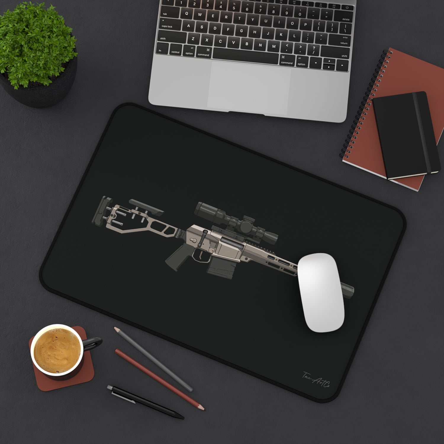 Bolt Gun v3 - Desk Mat