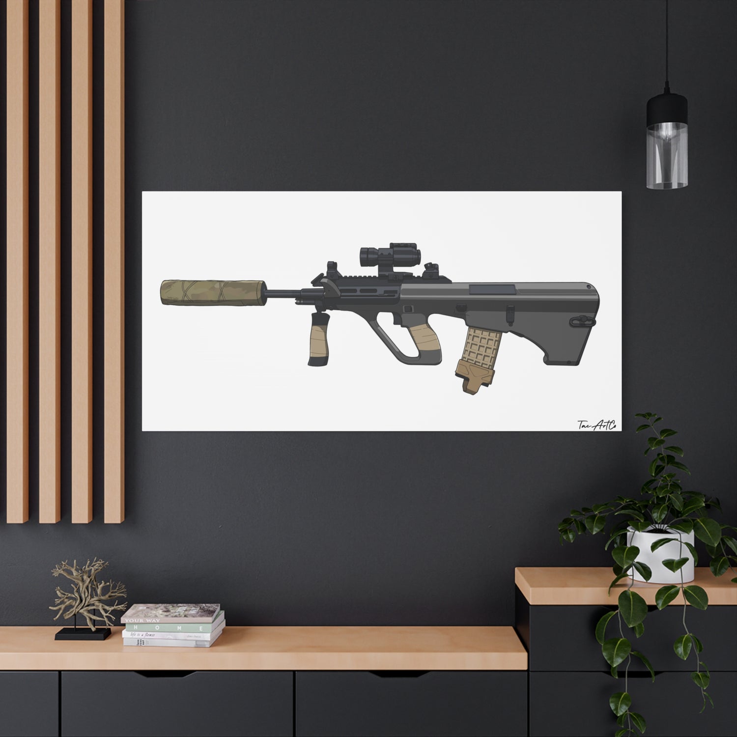 Steyr AUG – Bullpup Rifle Canvas Print
