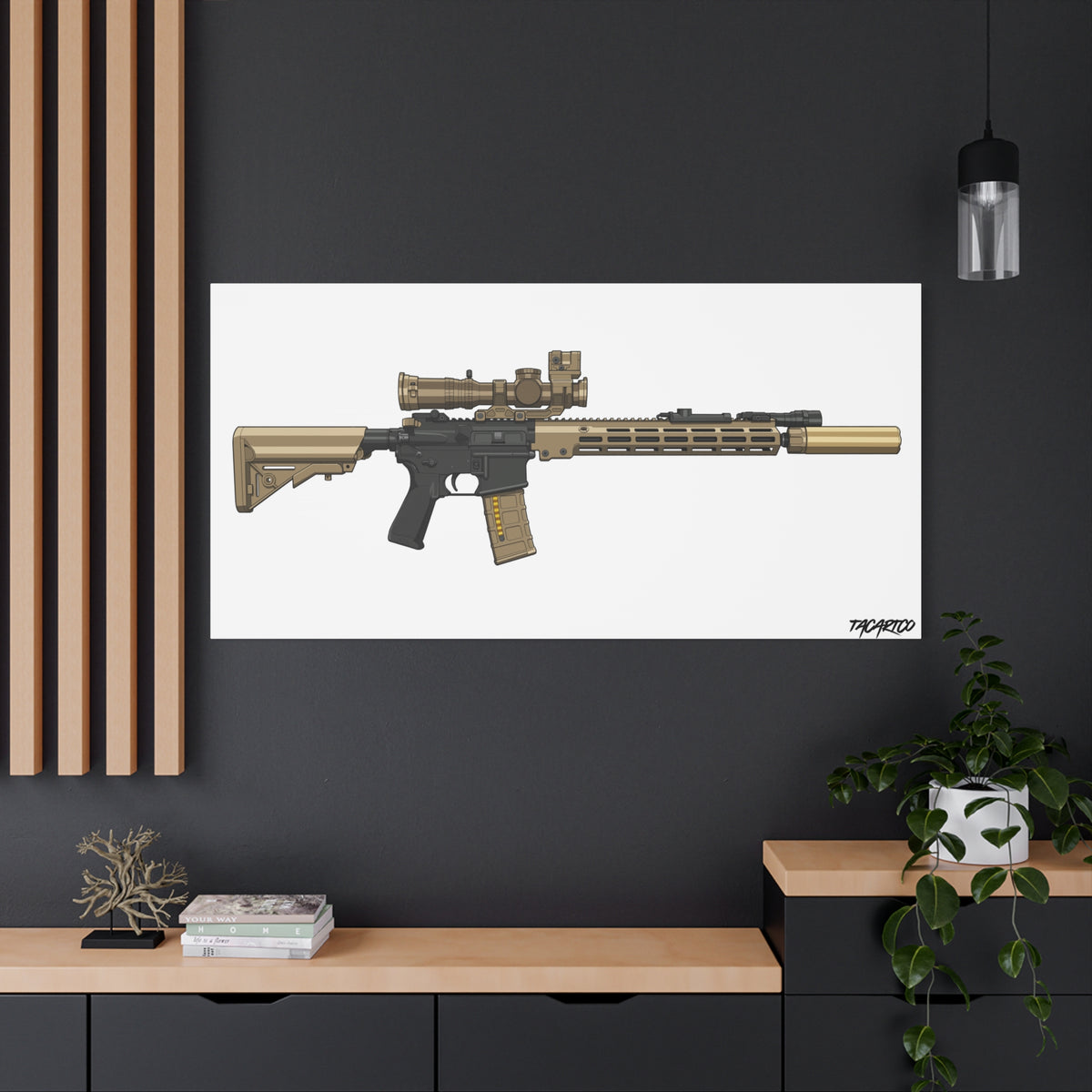 URGI Rifle - Canvas Print