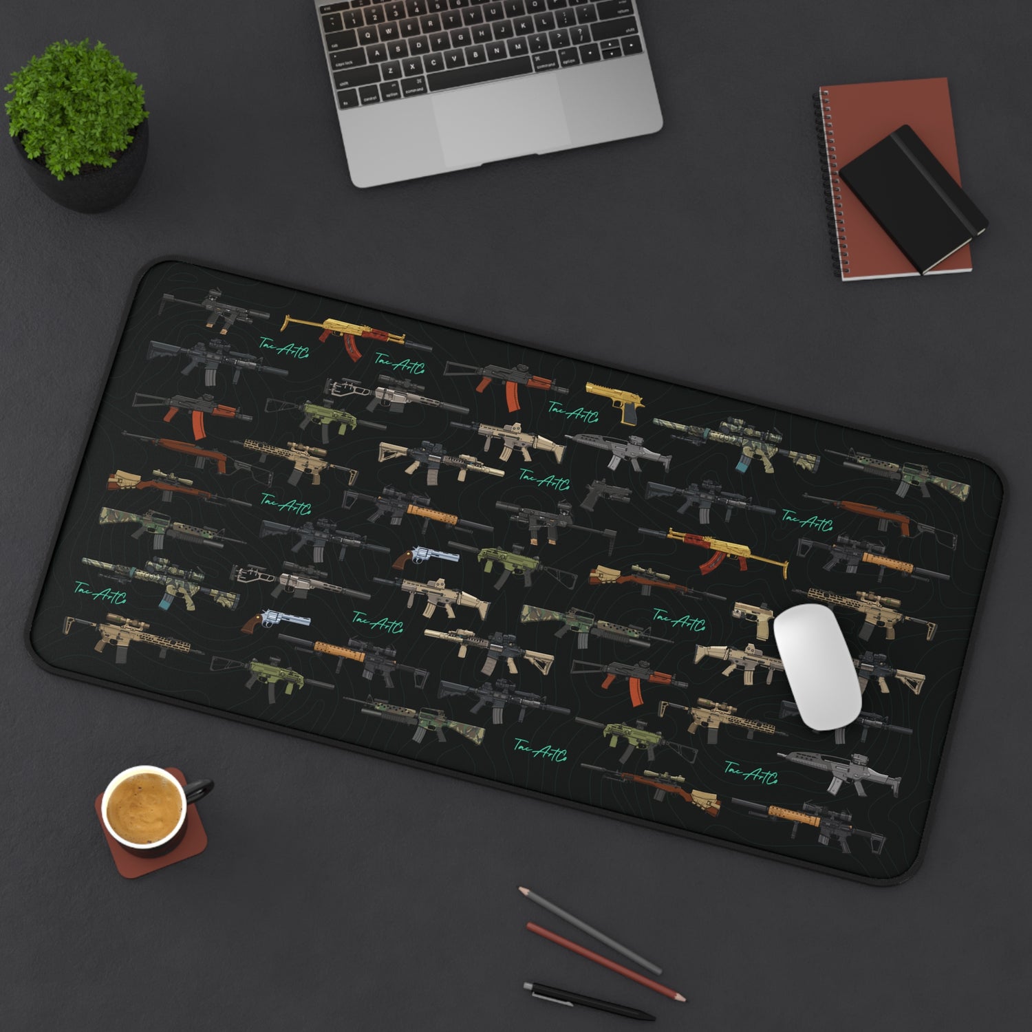 Firearm Assortment v1 - Desk Mat