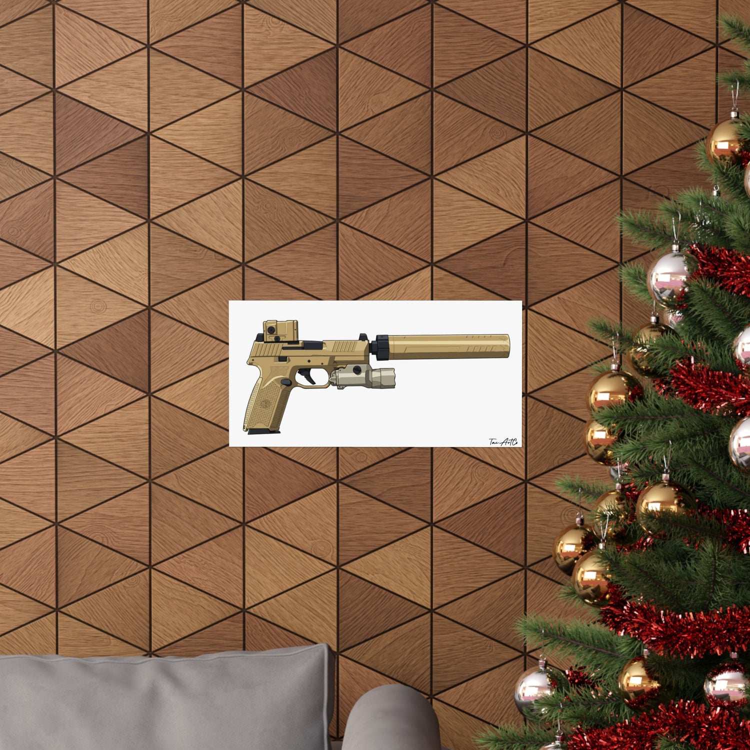 FN 509 Tac - Matte Poster