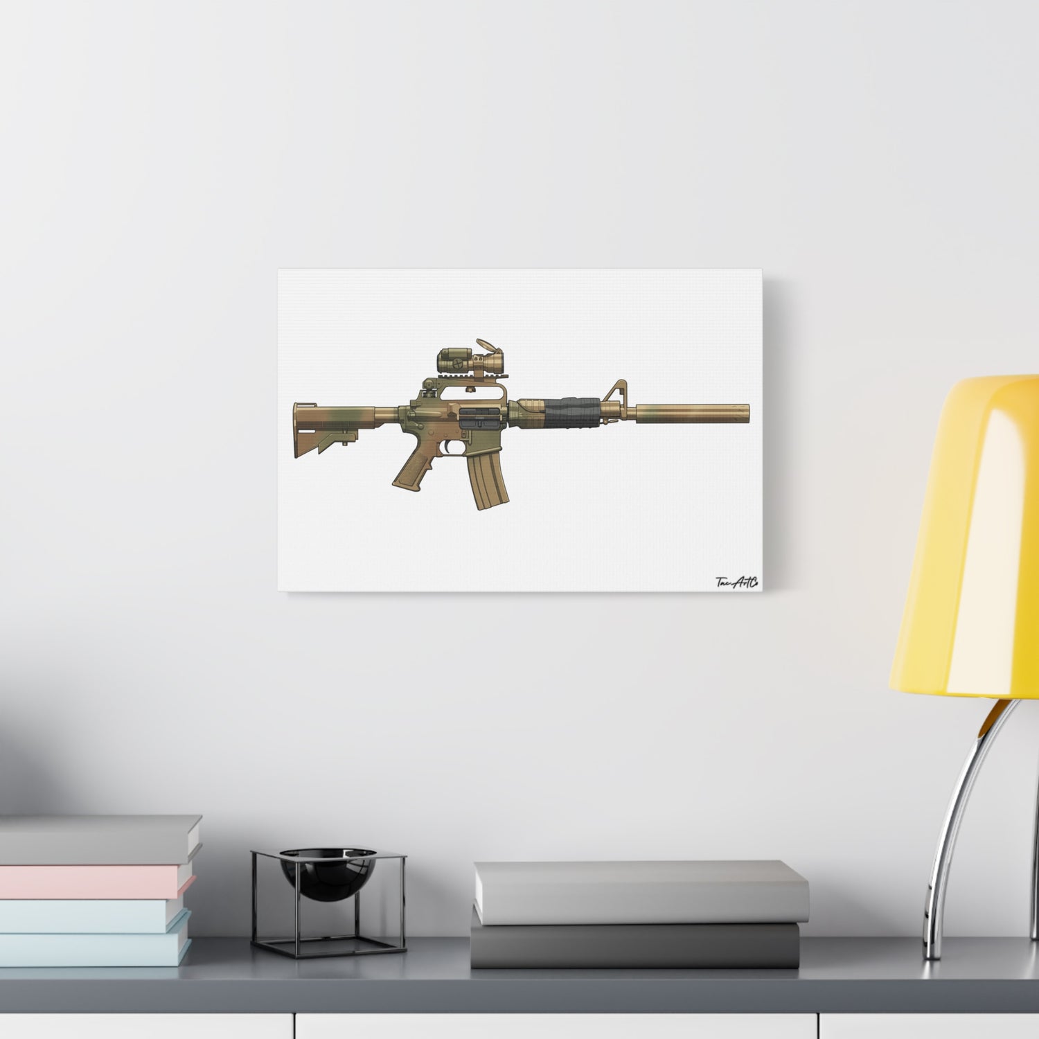 Gordy CAR-15 - Canvas Print
