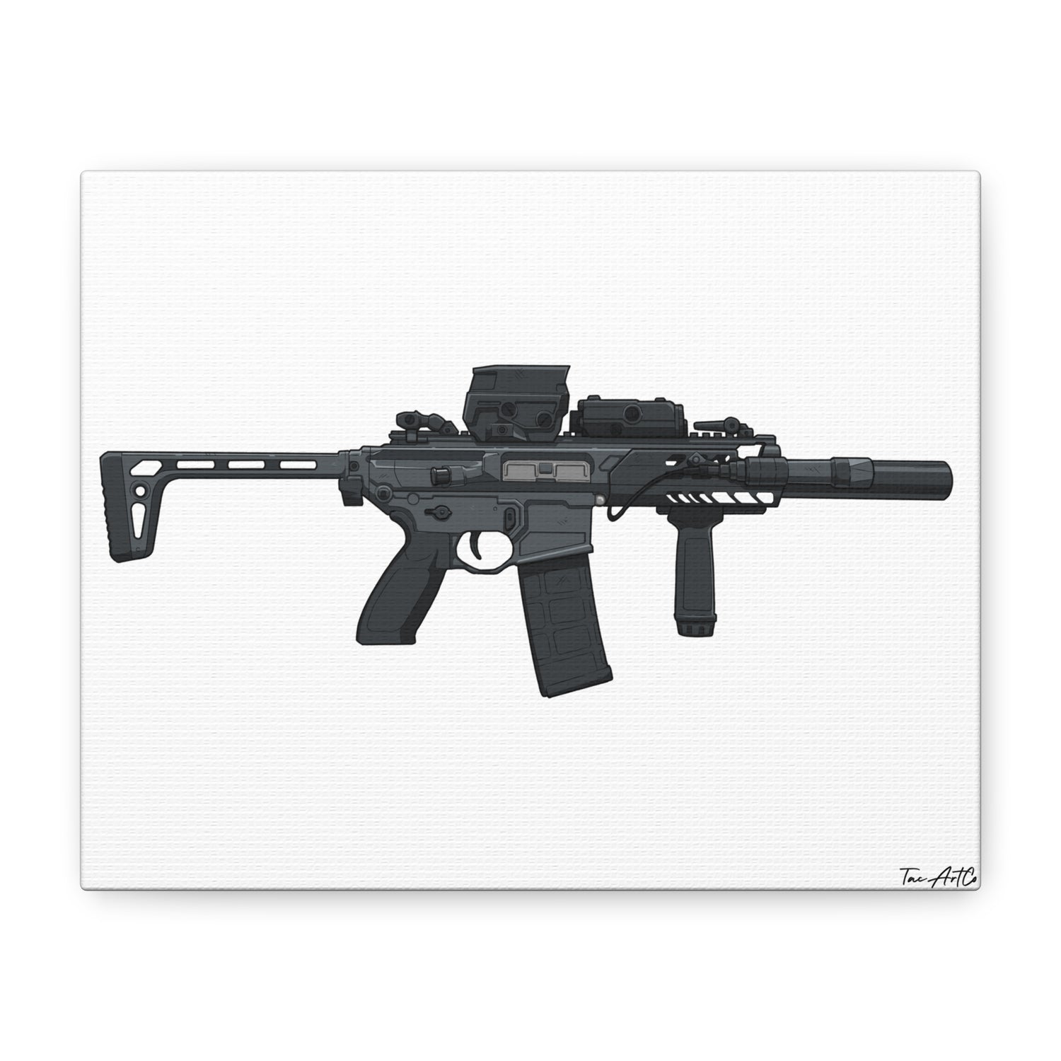 SIG MCX – Compact Rifle Canvas Print