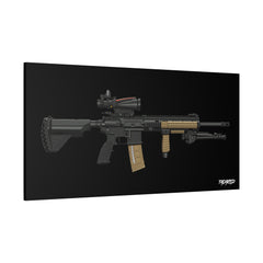 M27 IAR - Canvas Print (Black Background) — product view