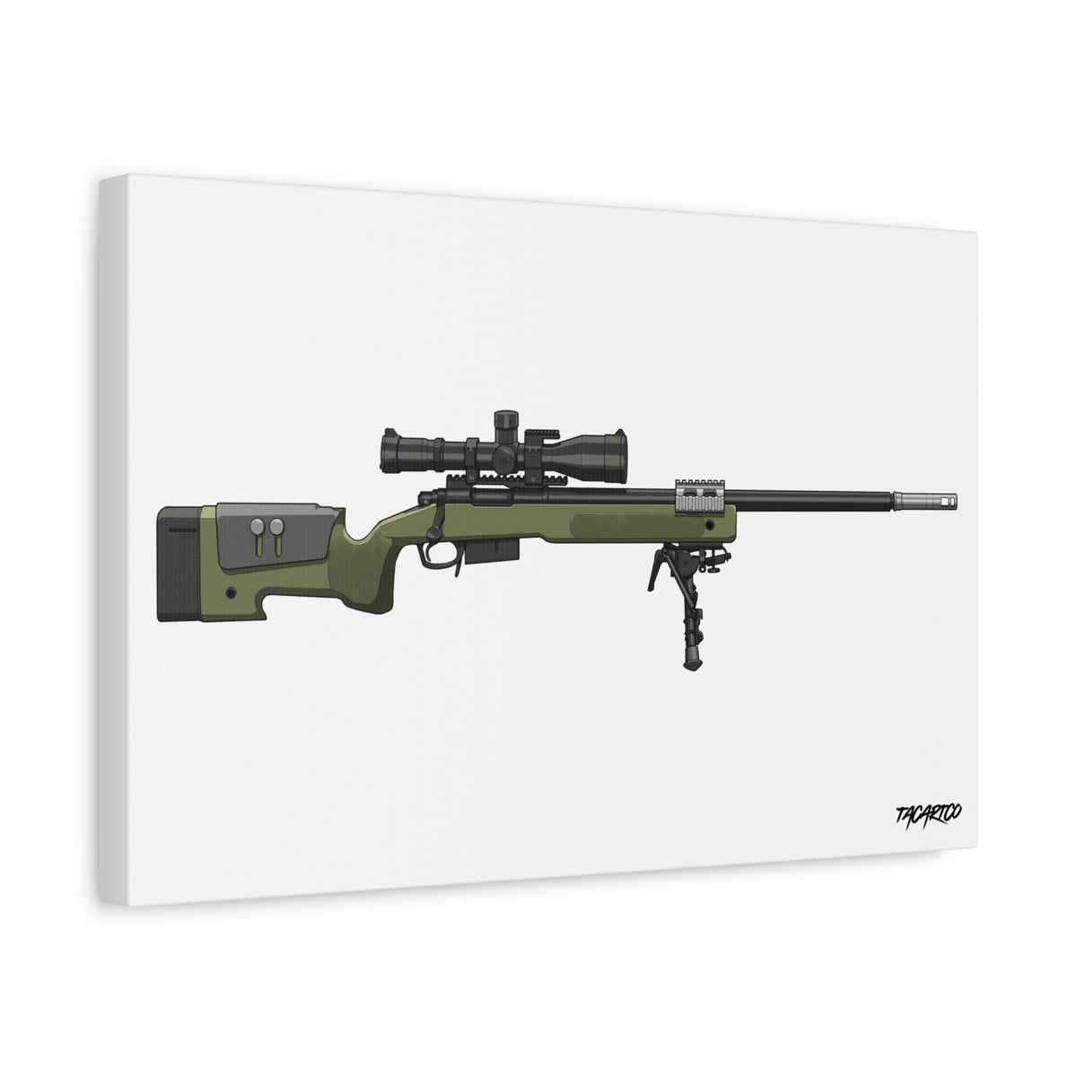 M40A5 Sniper Rifle - Canvas Print
